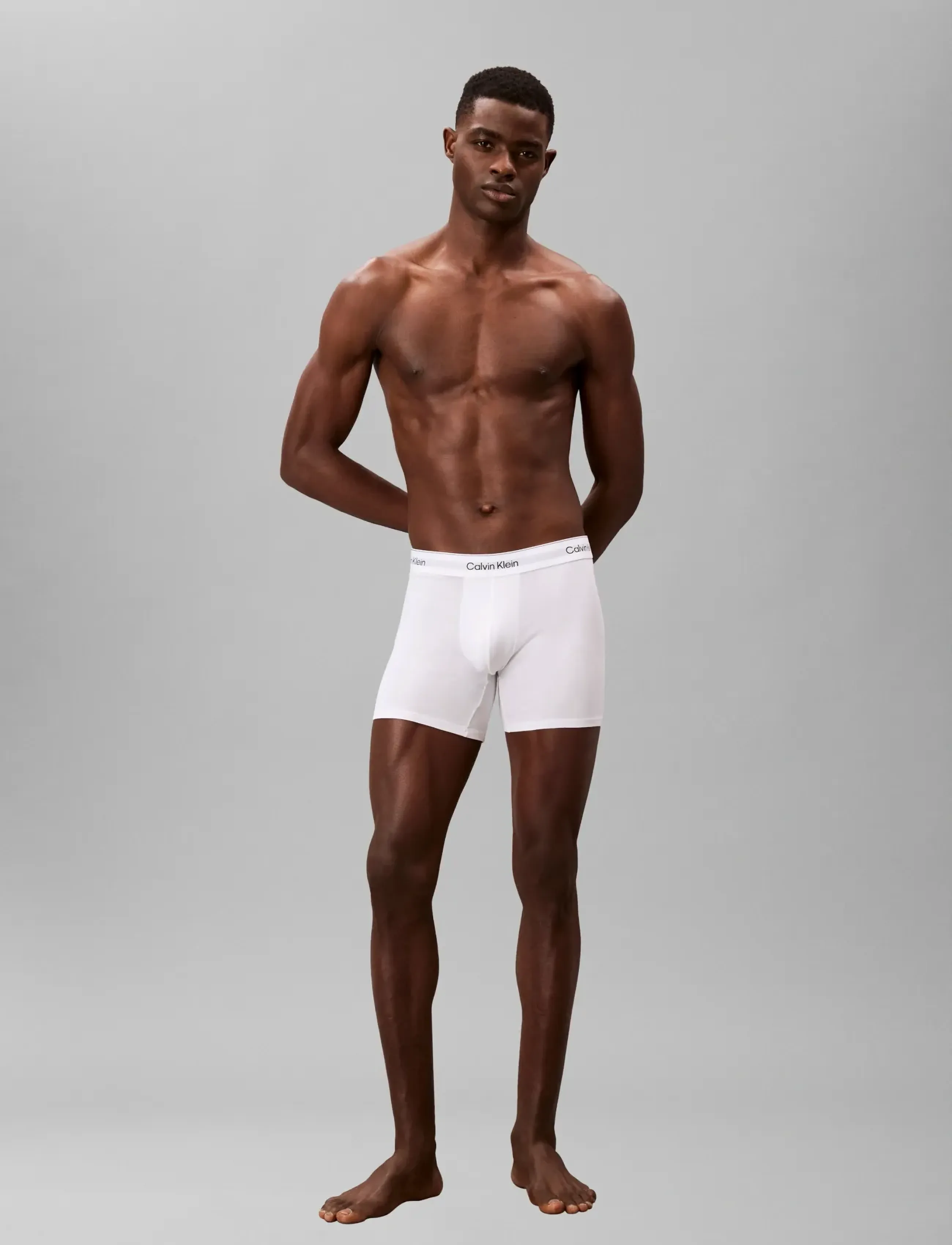 Calvin Klein Boxer Brief 3Pk, Mænd, Boxer Briefs, Hvid, Str: L