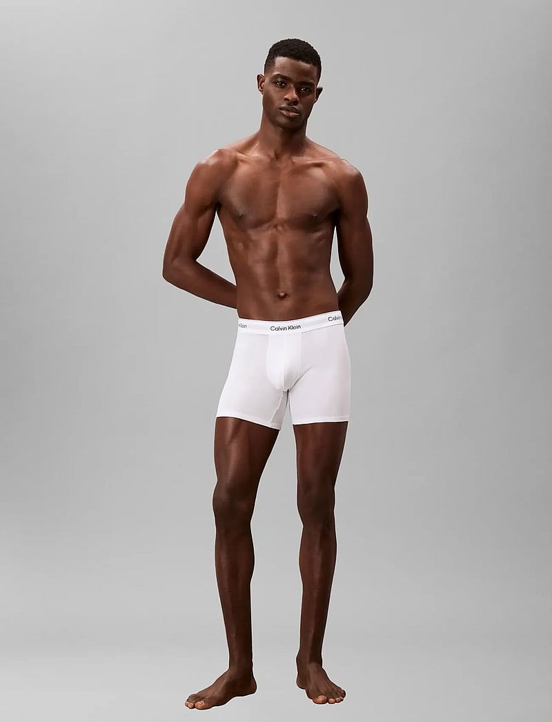 Calvin Klein - BOXER BRIEF 3PK - unterhosen im multipack - white white white - 0