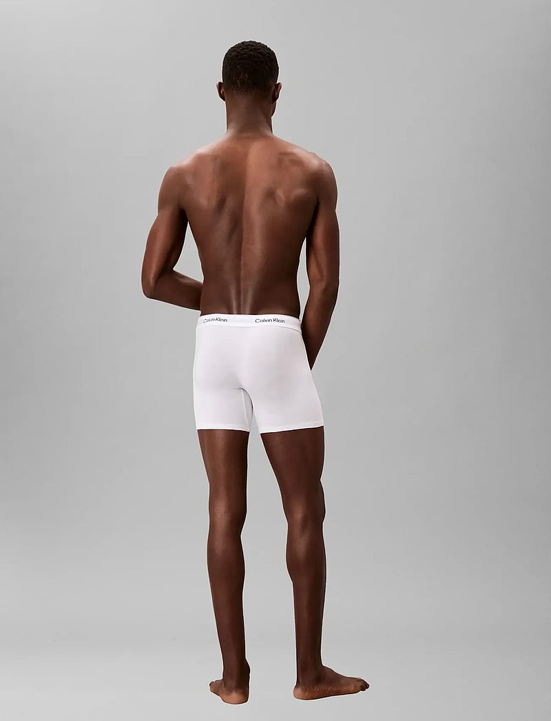 Calvin Klein - BOXER BRIEF 3PK - unterhosen im multipack - white white white - 3