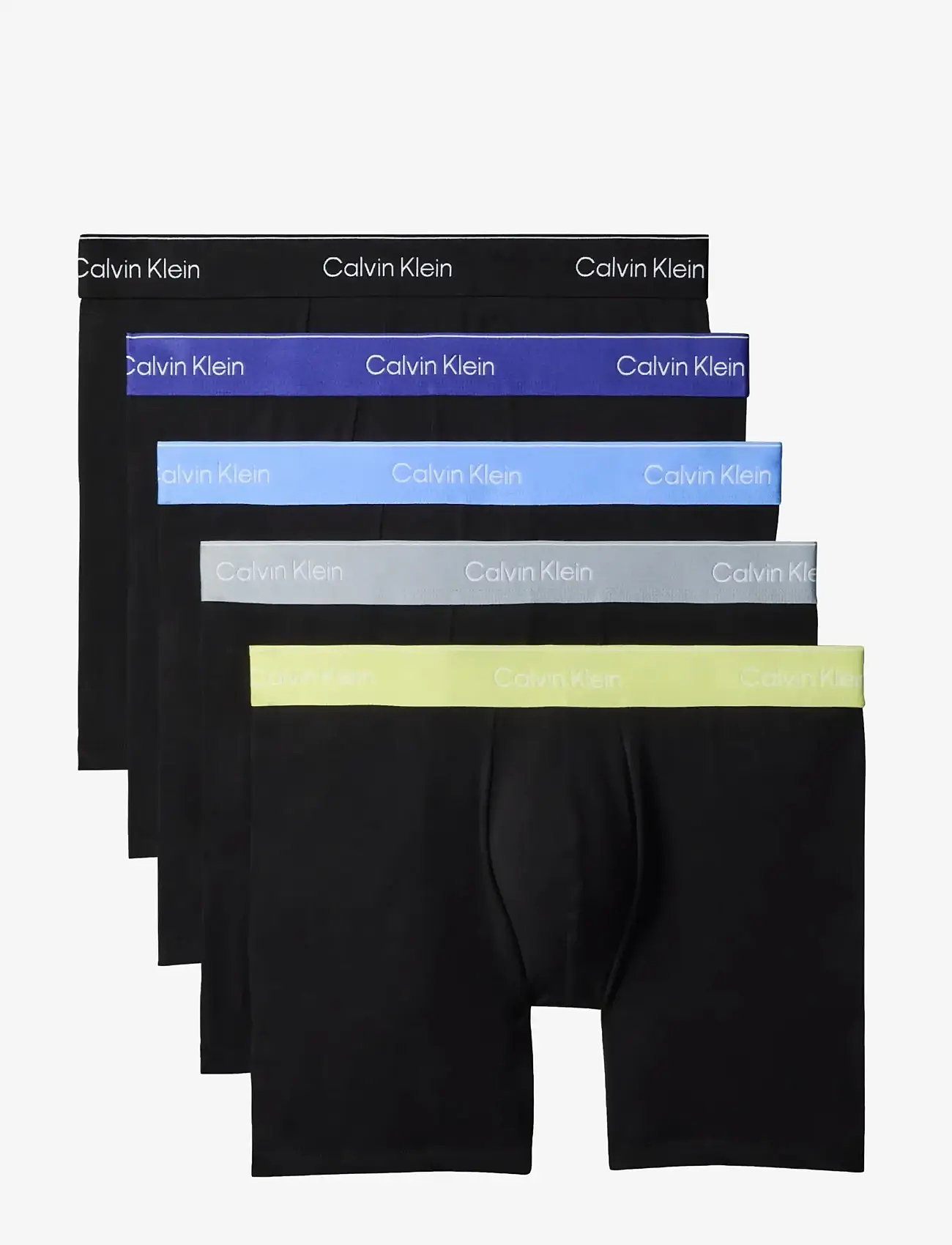 Calvin Klein - BOXER BRIEF 5PK - aluspükste mitmikpakk - black wb  blue descent wb  green bl - 1