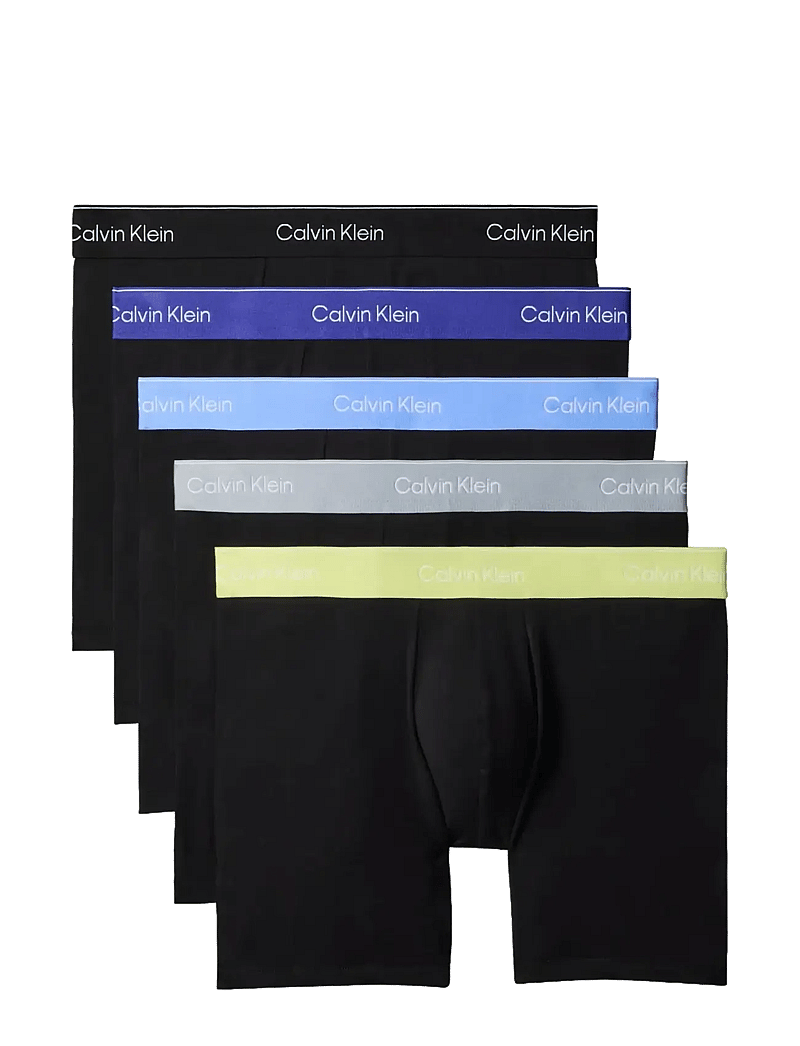 Calvin Klein - BOXER BRIEF 5PK - aluspükste mitmikpakk - black wb blue descent wb green bl - 1