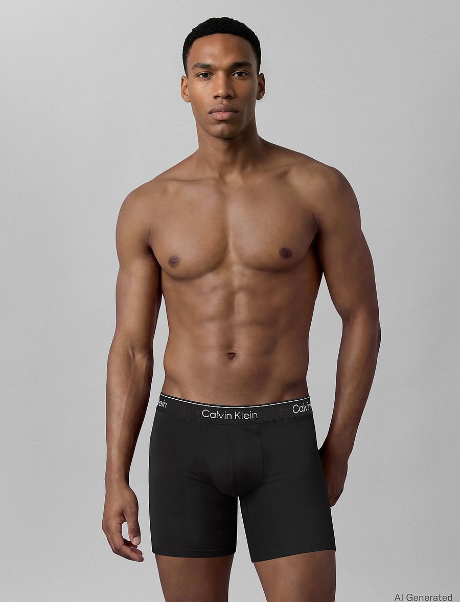 Calvin Klein - BOXER BRIEF 5PK - multipack underbukser - black harbor mist dark purple dark - 0