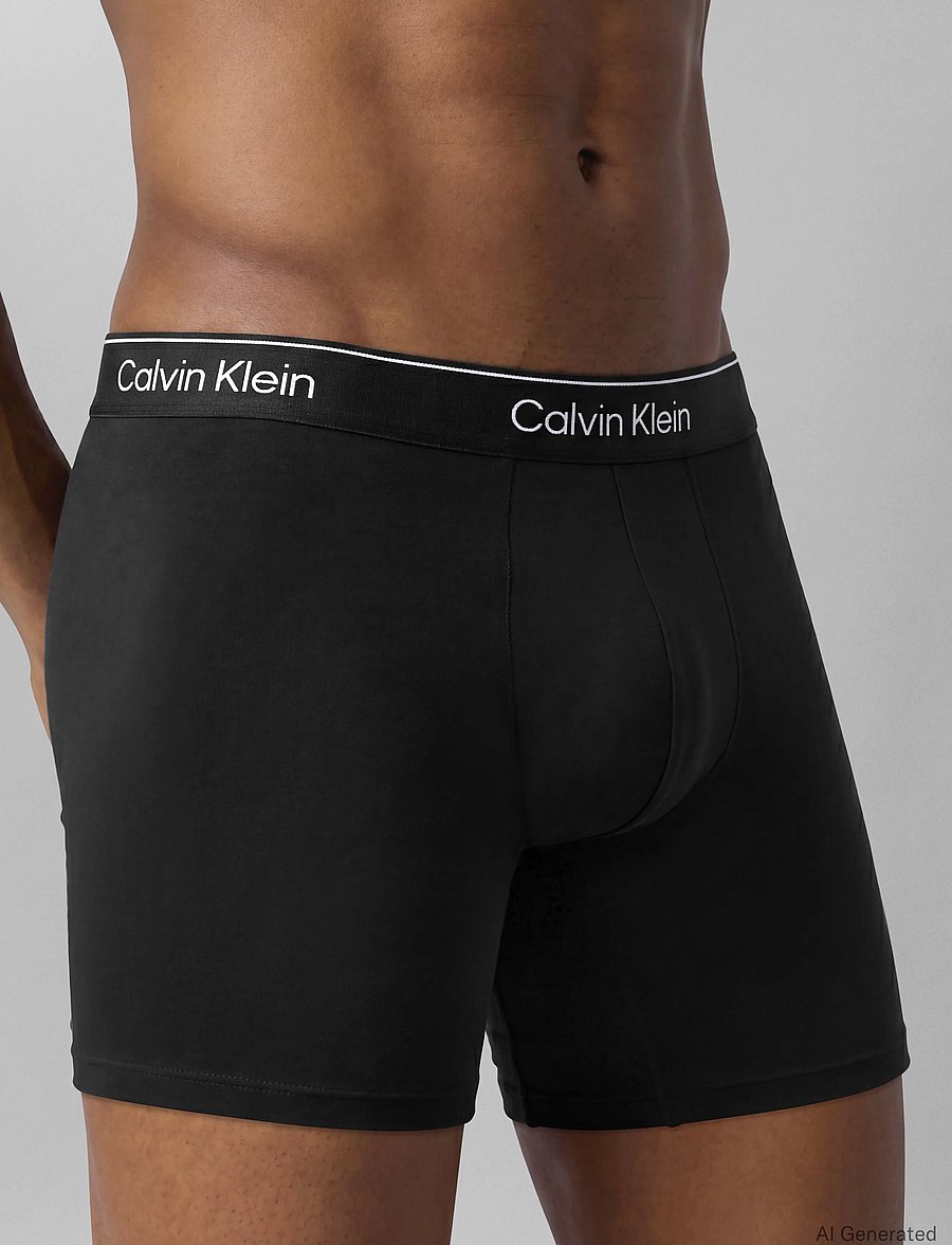 Calvin Klein - BOXER BRIEF 5PK - multipack underbukser - black harbor mist dark purple dark - 3