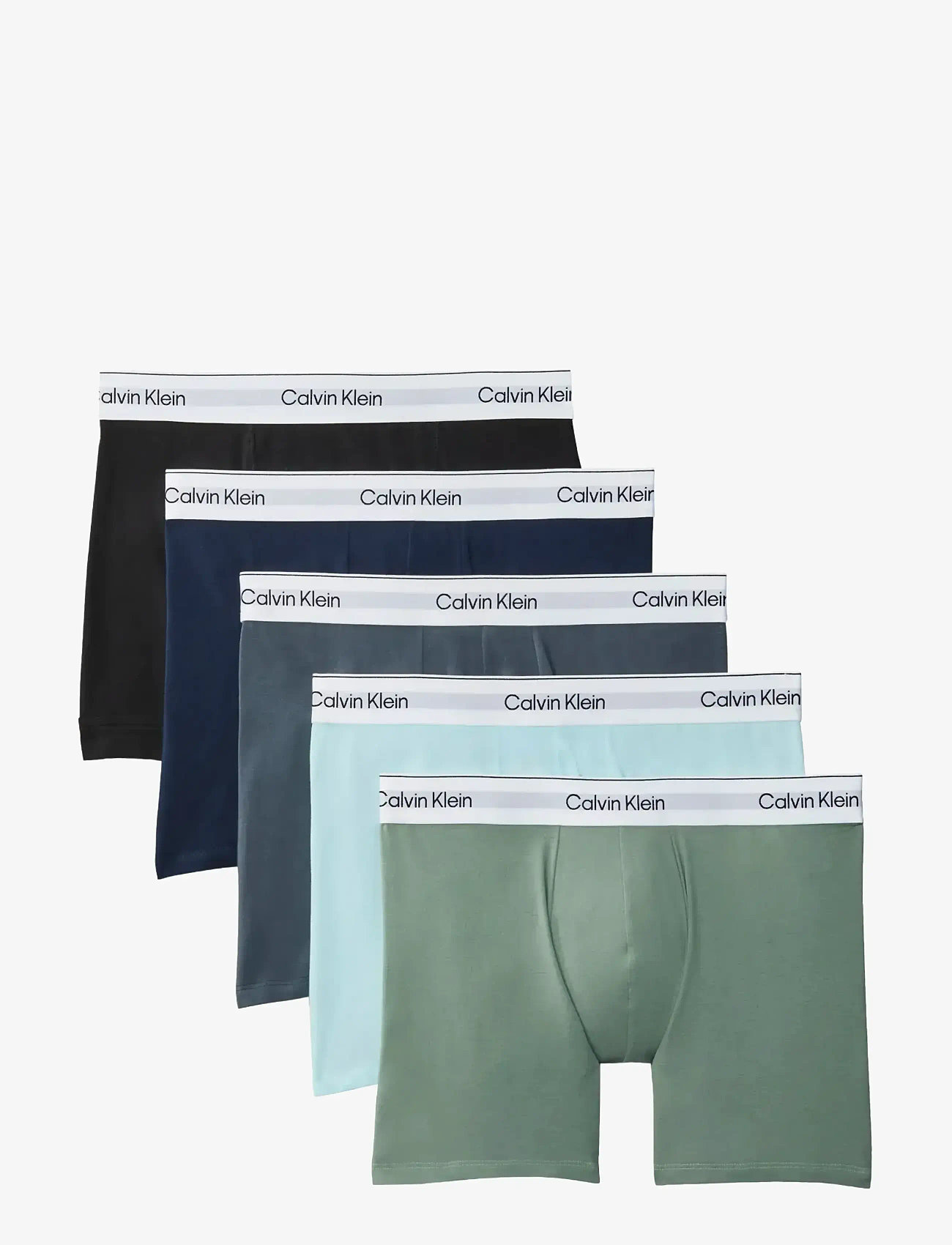 Calvin Klein - BOXER BRIEF 5PK - multipack underbukser - black shoreline sea spray niagara m - 1