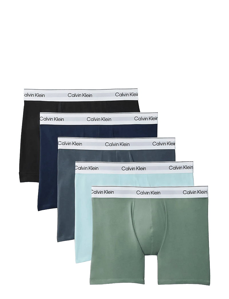 Calvin Klein - BOXER BRIEF 5PK - multipack underbukser - black shoreline sea spray niagara m - 1