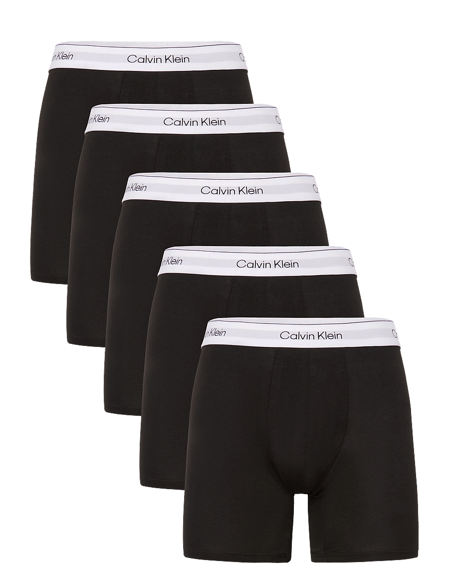 Calvin Klein - BOXER BRIEF 5PK - unterhosen im multipack - black - 0