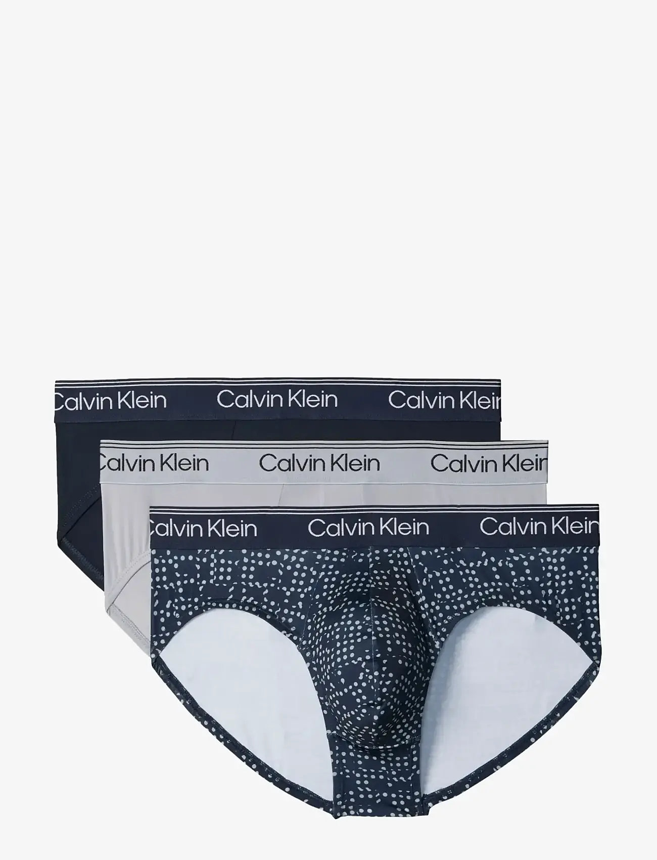 Calvin Klein - HIP BRIEF 3PK - multipack kalsonger - shoreline cut circles shoreline mis - 1