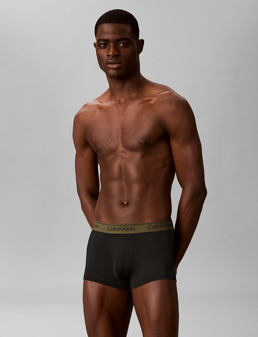 Calvin Klein - LOW RISE TRUNK 3PK - multipakk aluspüksid - black w bronze flash wb black oliv - 0