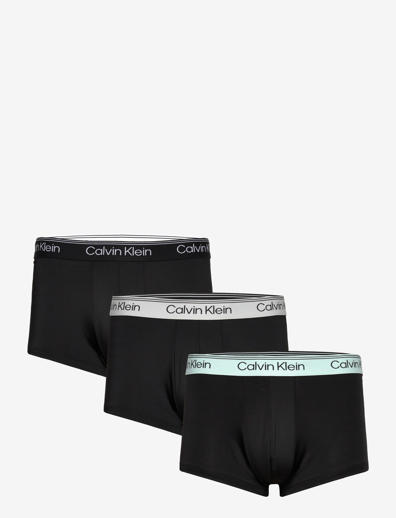 Calvin Klein - LOW RISE TRUNK 3PK - multipack underbukser - black bodies w  black light cast fe - 1