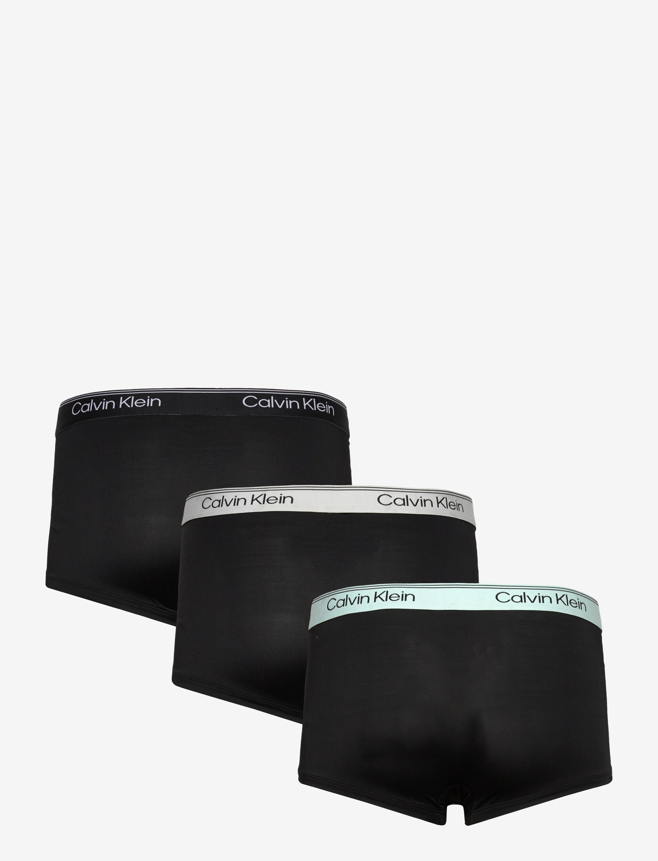 Calvin Klein - LOW RISE TRUNK 3PK - multipack underbukser - black bodies w  black light cast fe - 4