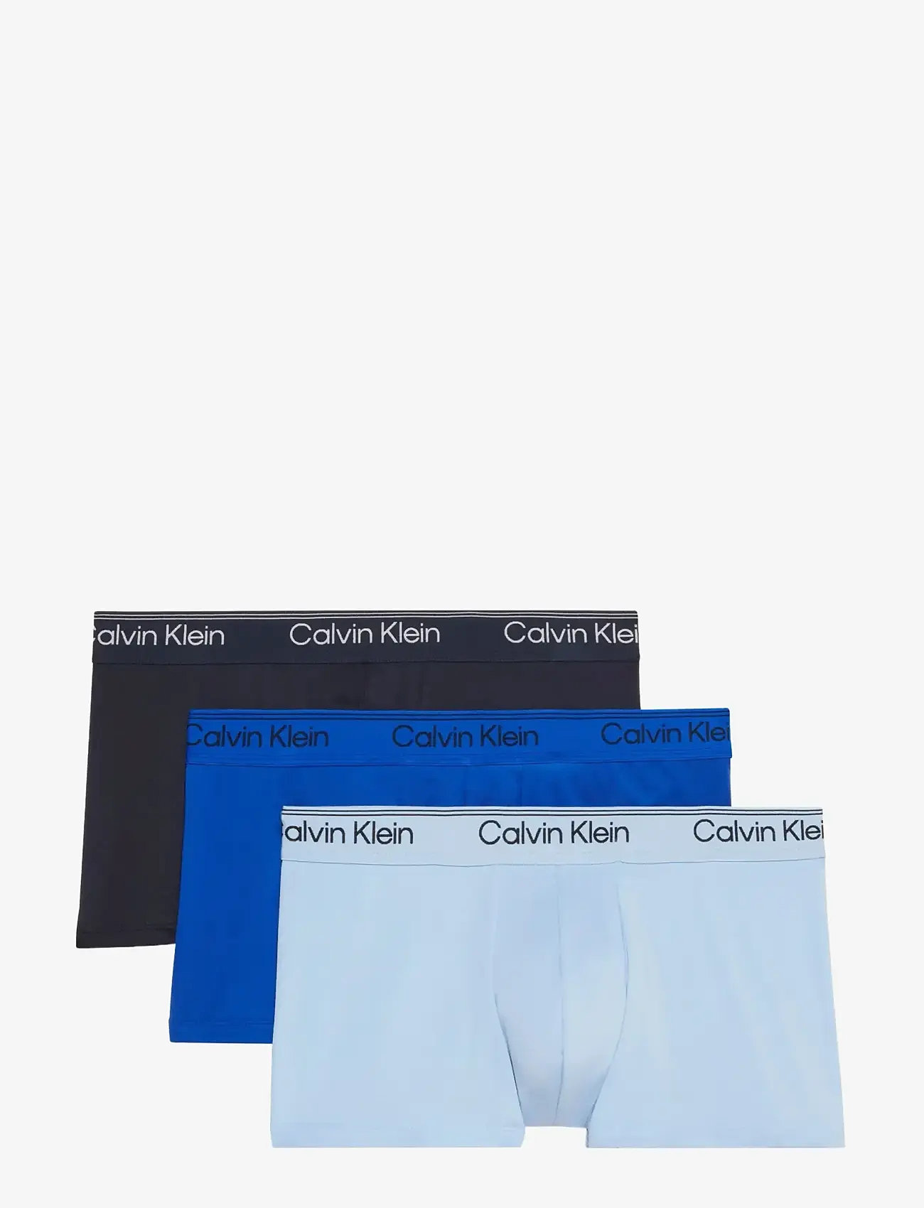 Calvin Klein - LOW RISE TRUNK 3PK - multipack kalsonger - shoreline  royalty  blue bell - 1