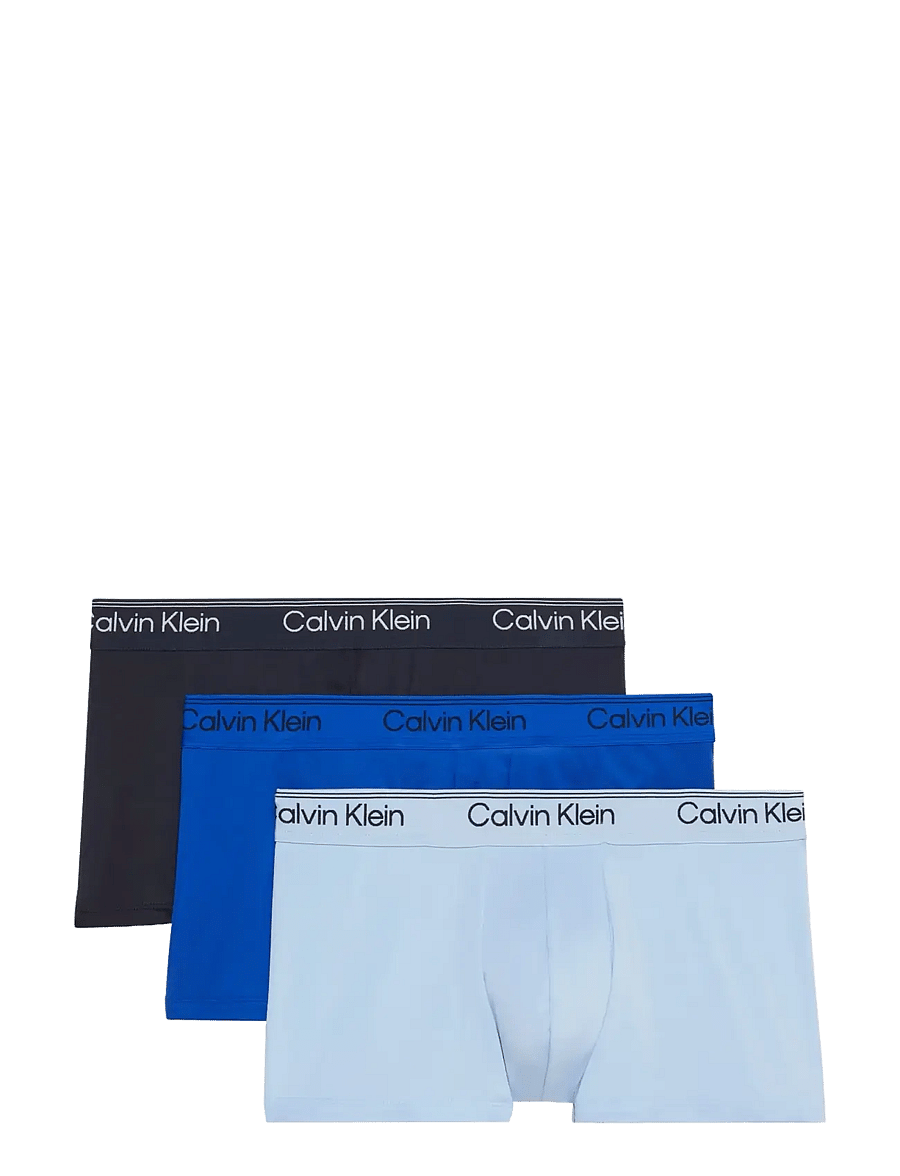 Calvin Klein - LOW RISE TRUNK 3PK - multipack kalsonger - shoreline royalty blue bell - 1