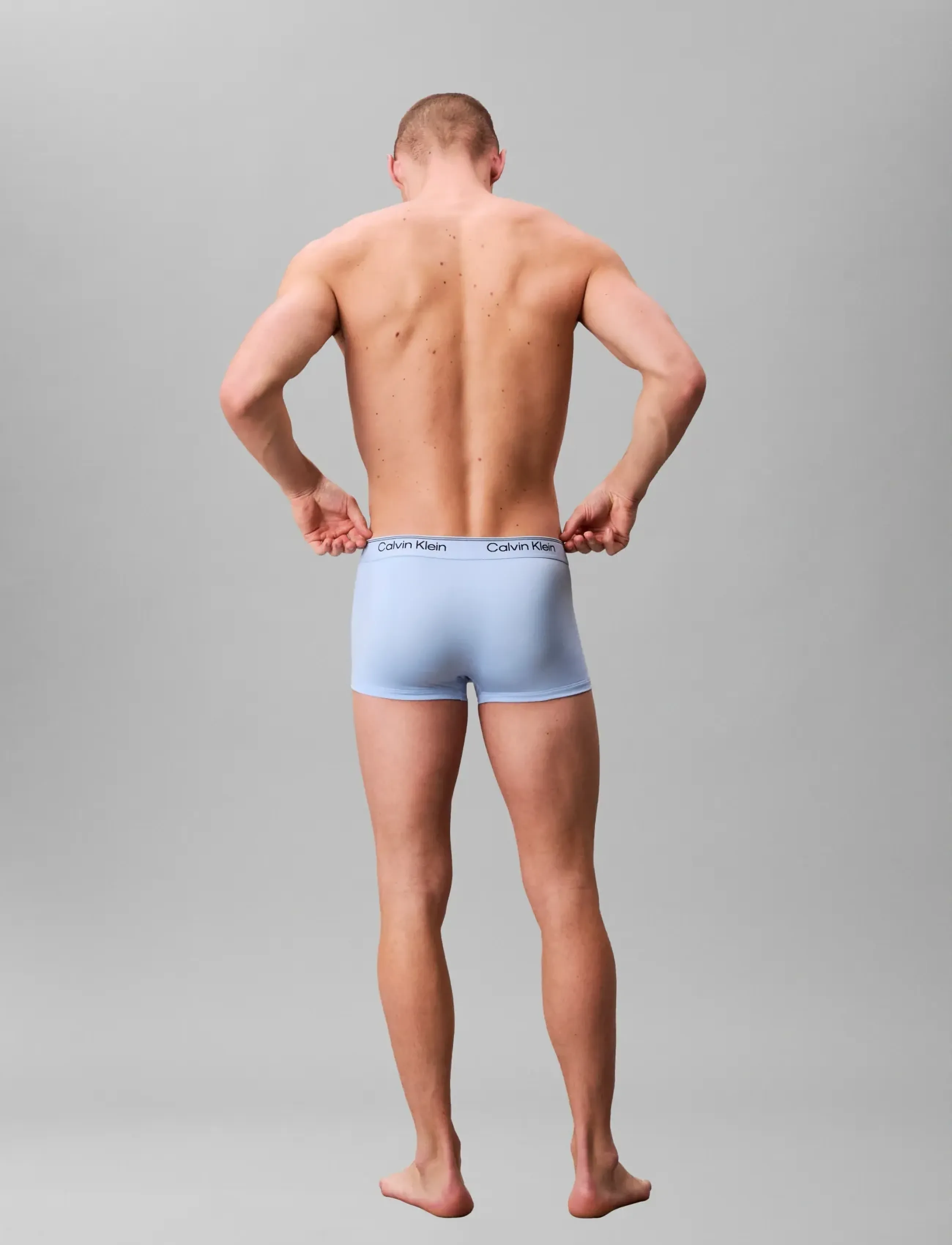 Calvin Klein - LOW RISE TRUNK 3PK - unterhosen im multipack - shoreline  royalty  blue bell - 2
