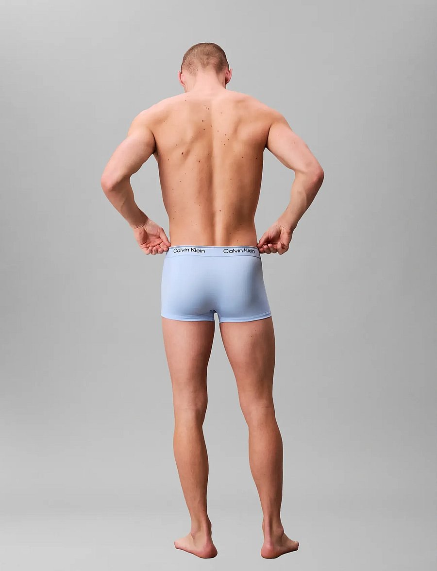 Calvin Klein - LOW RISE TRUNK 3PK - multipack kalsonger - shoreline royalty blue bell - 2