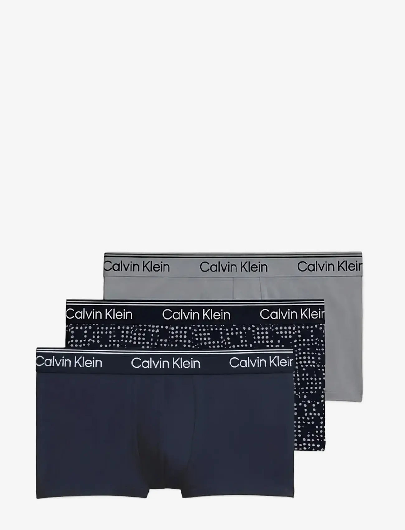 Calvin Klein - LOW RISE TRUNK 3PK - multipack underbukser - shoreline cut circles shoreline mis - 1