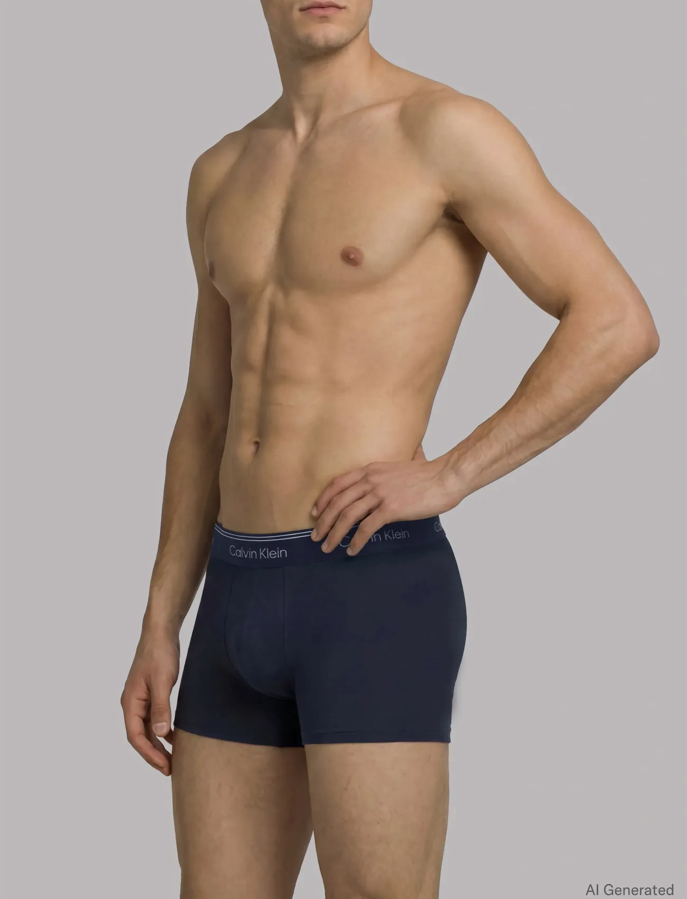 Calvin Klein LOW RISE TRUNK 3PK - Multipack undertøj - SHORELINE CUT CIRCLES SHORELINE MIS / multi