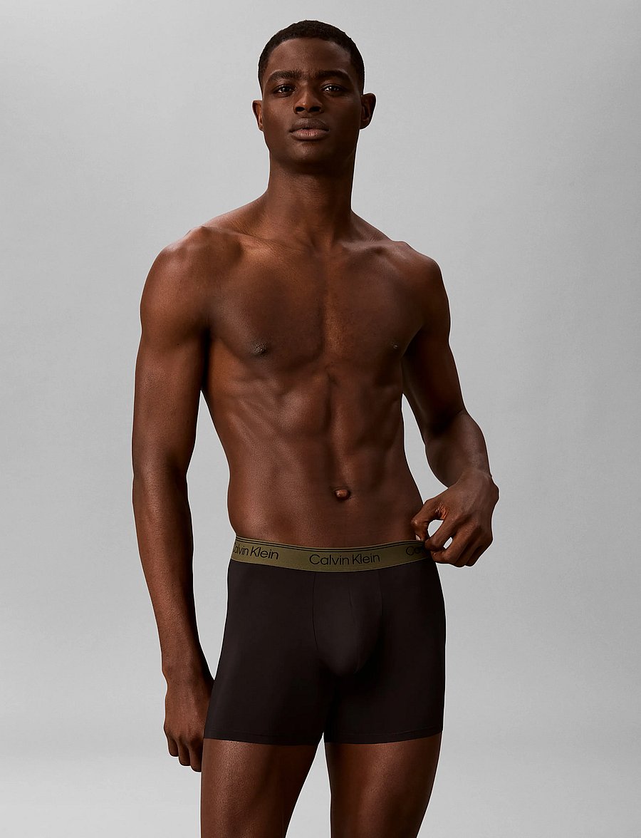 Calvin Klein - BOXER BRIEF 3PK - unterhosen im multipack - black w bronze flash wb black oliv - 0