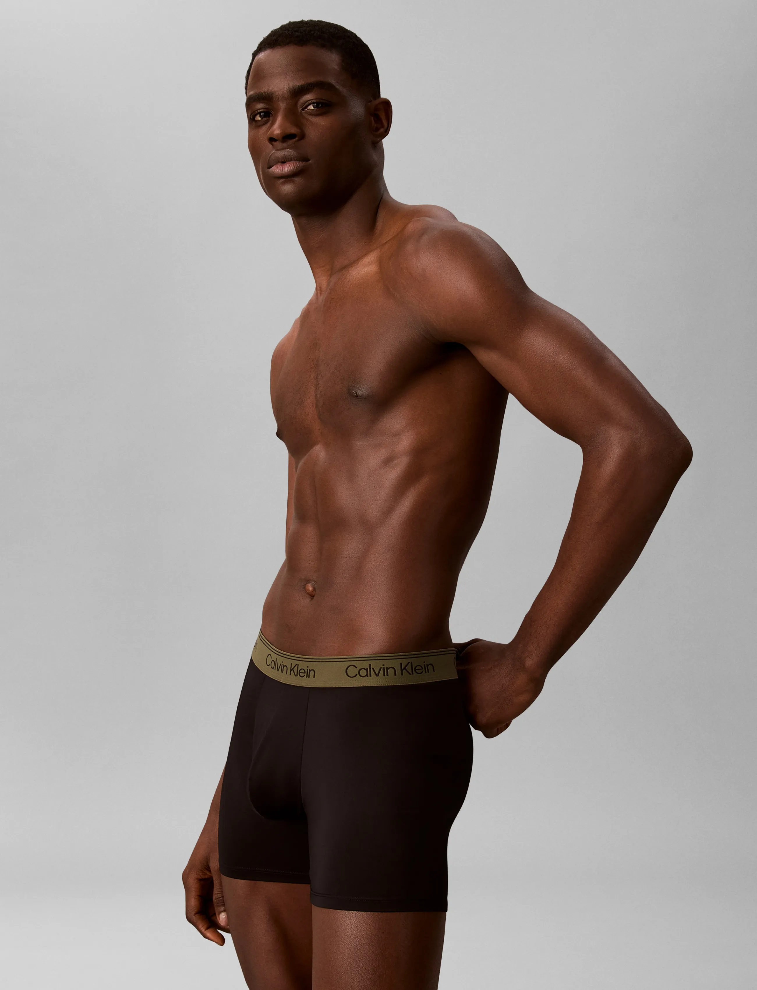 Calvin Klein - BOXER BRIEF 3PK - multipack kalsonger - black w  bronze flash wb black oliv - 5