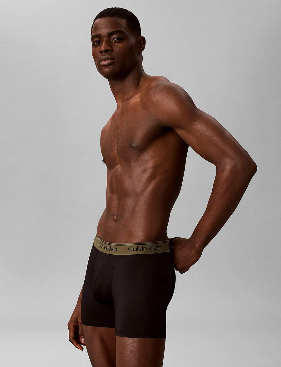 Calvin Klein - BOXER BRIEF 3PK - unterhosen im multipack - black w bronze flash wb black oliv - 5