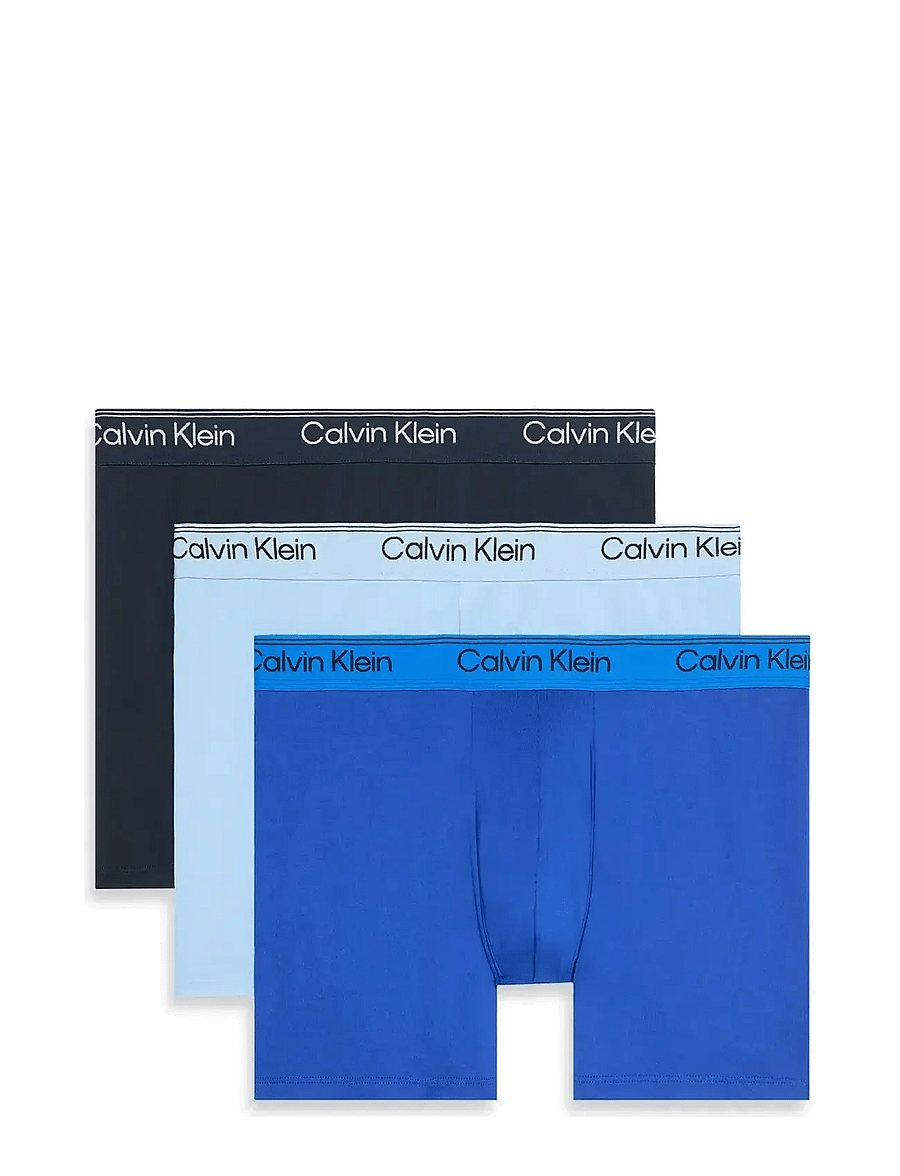 Calvin Klein - BOXER BRIEF 3PK - multipack kalsonger - shoreline royalty blue bell - 1