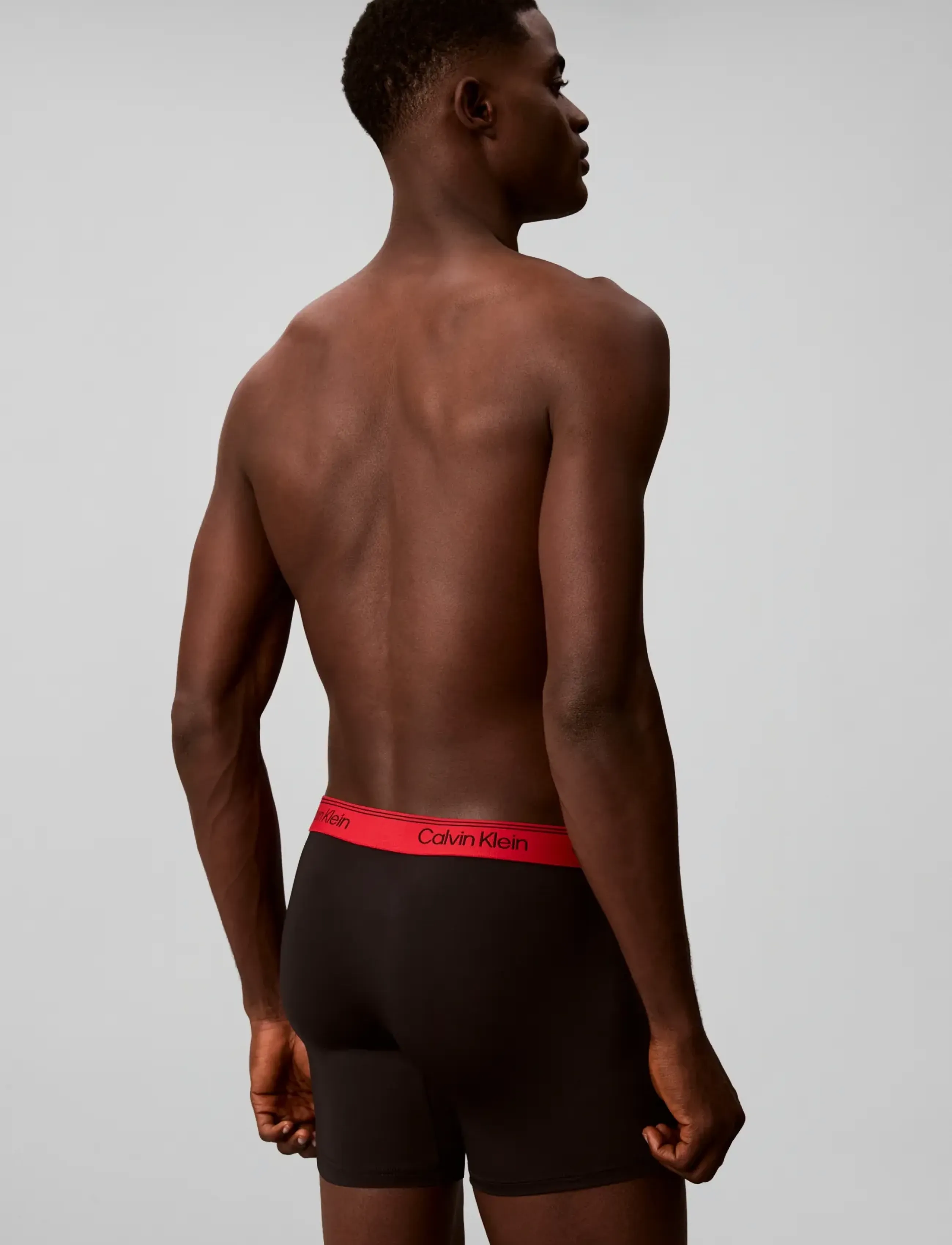 Calvin Klein - BOXER BRIEF 3PK - unterhosen im multipack - black w  harbor mist wb goji berry - 3