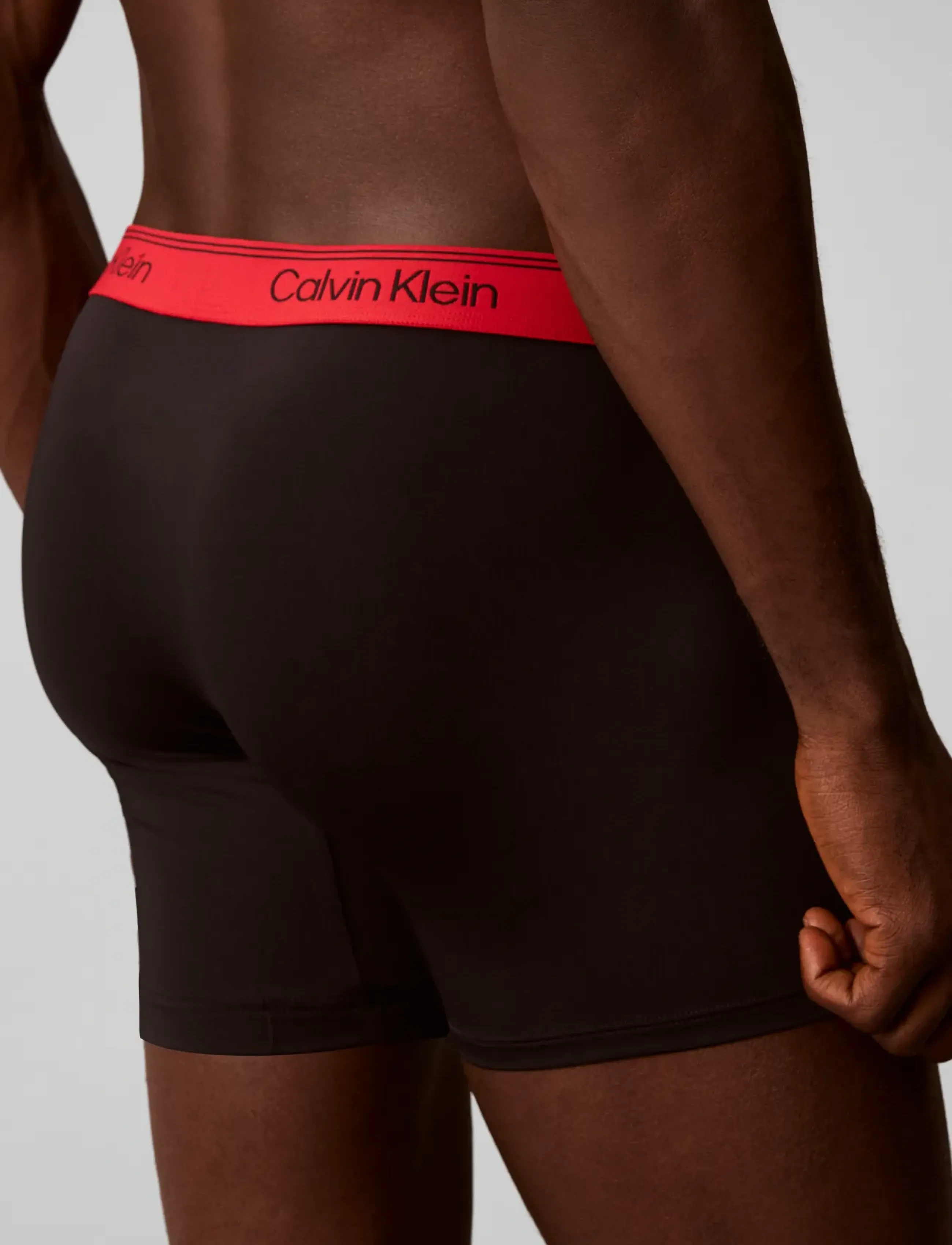 Calvin Klein - BOXER BRIEF 3PK - unterhosen im multipack - black w  harbor mist wb goji berry - 4