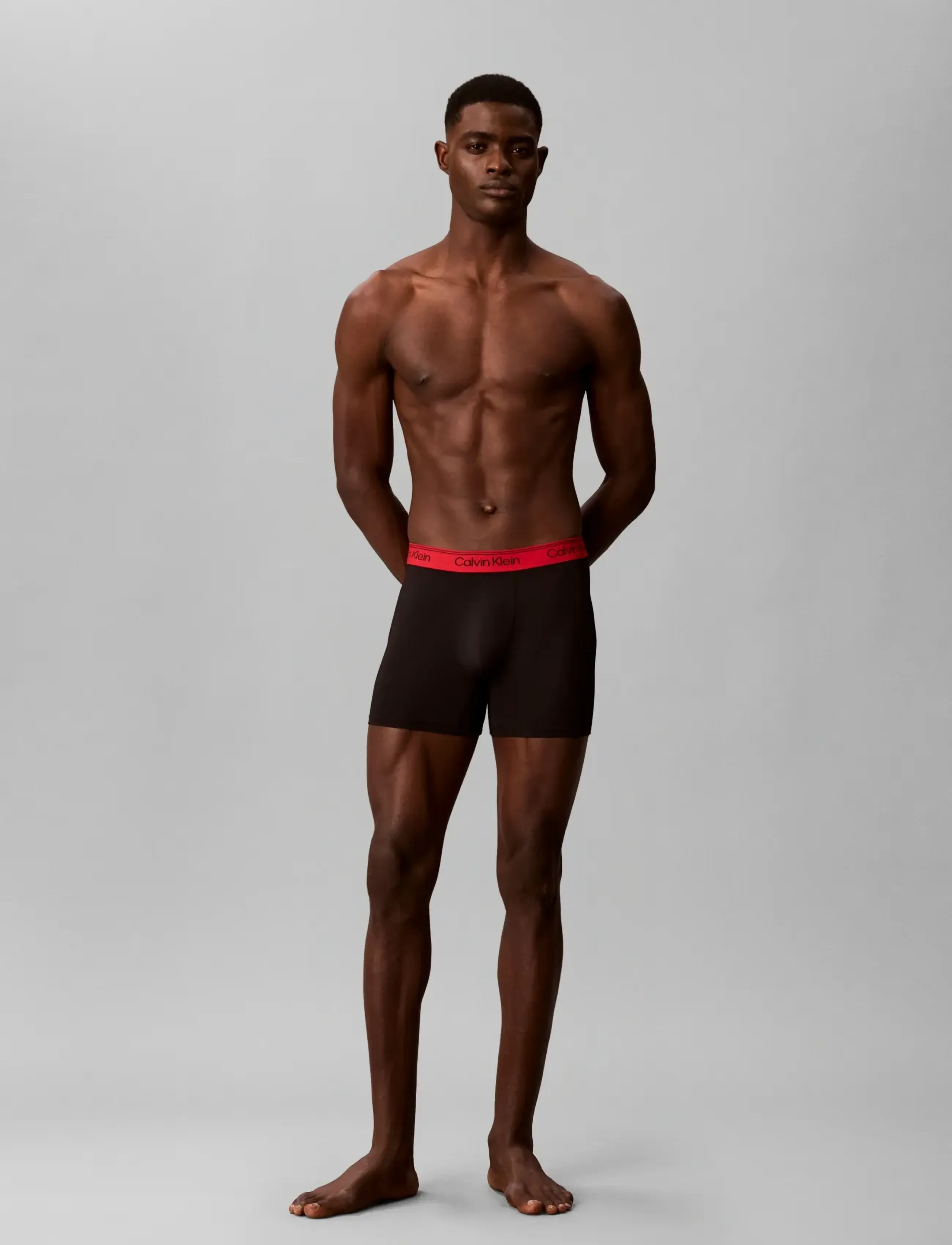 Calvin Klein - BOXER BRIEF 3PK - unterhosen im multipack - black w  harbor mist wb goji berry - 5