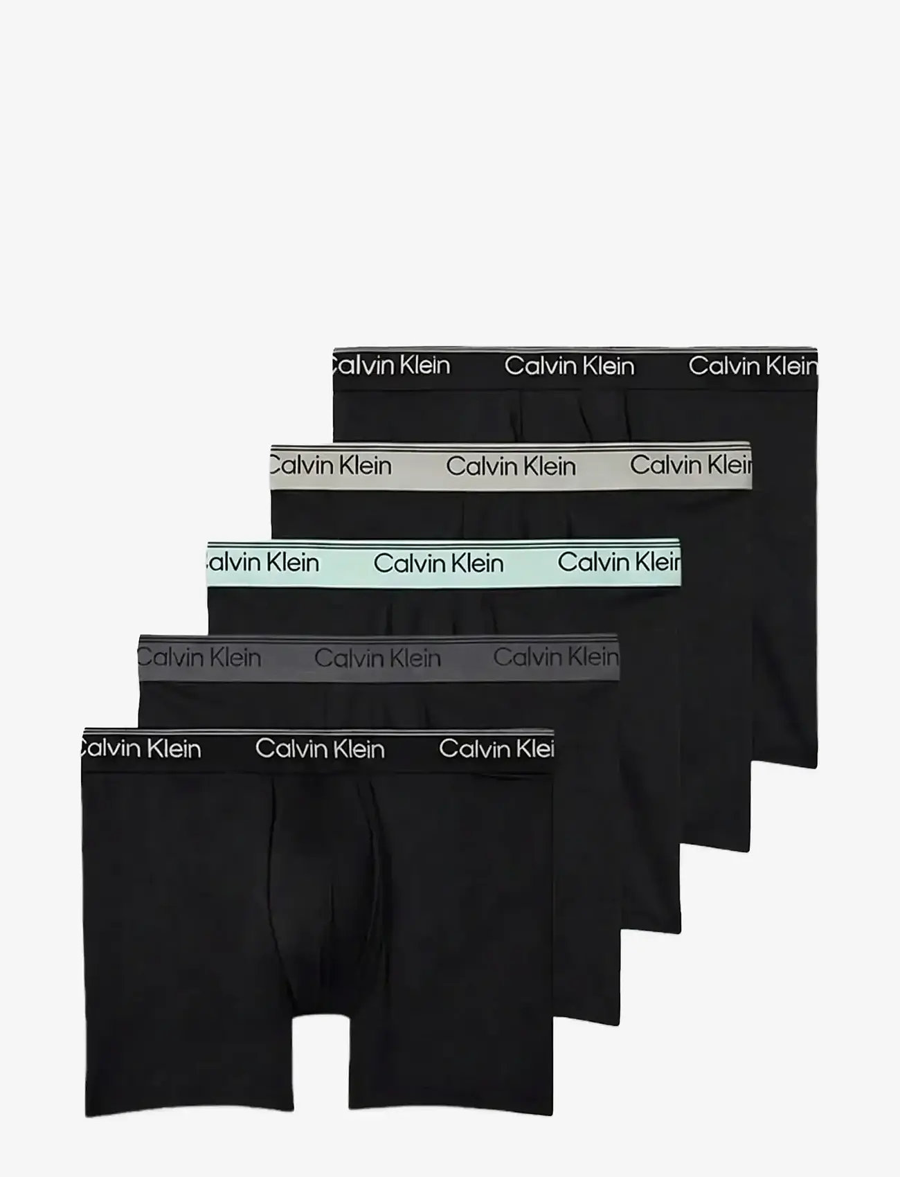 Calvin Klein - BOXER BRIEF 5PK - unterhosen im multipack - black bodies w  black light cast fe - 1