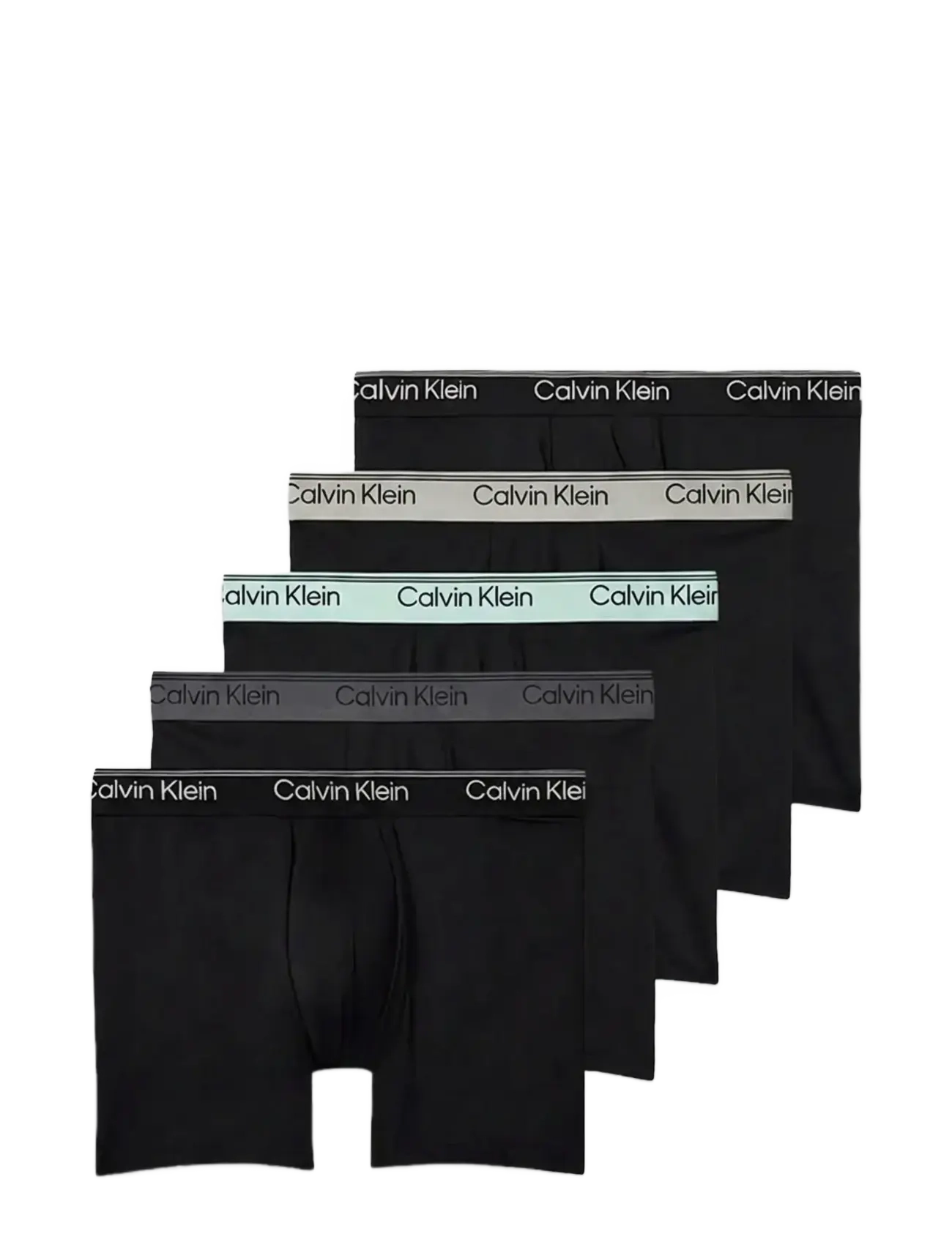 Calvin Klein BOXER BRIEF 5PK - Unterwäsche - BLACK BODIES W  BLACK LIGHT CAST FE / black