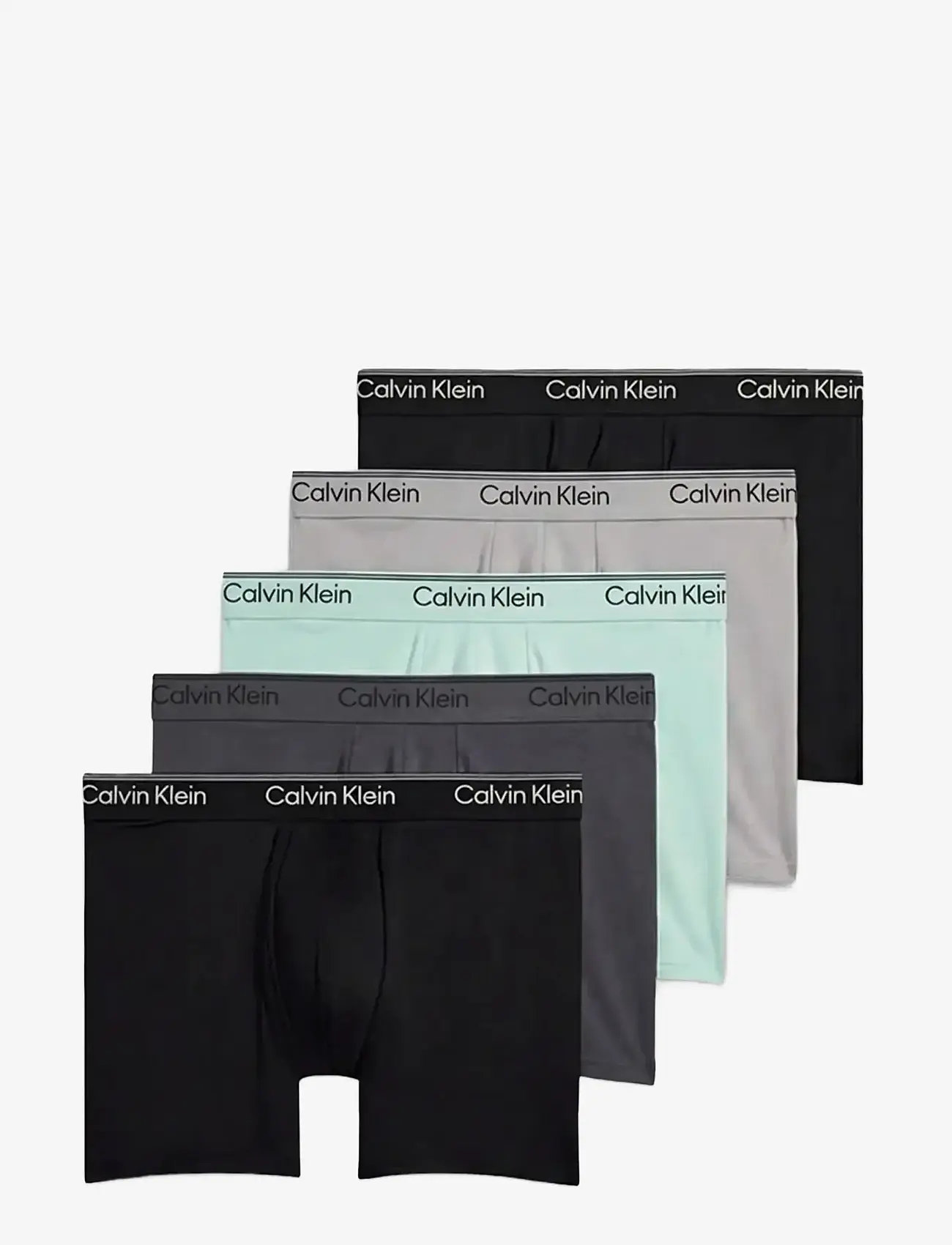 Calvin Klein - BOXER BRIEF 5PK - multipack kalsonger - black light cast feel the mint shor - 1