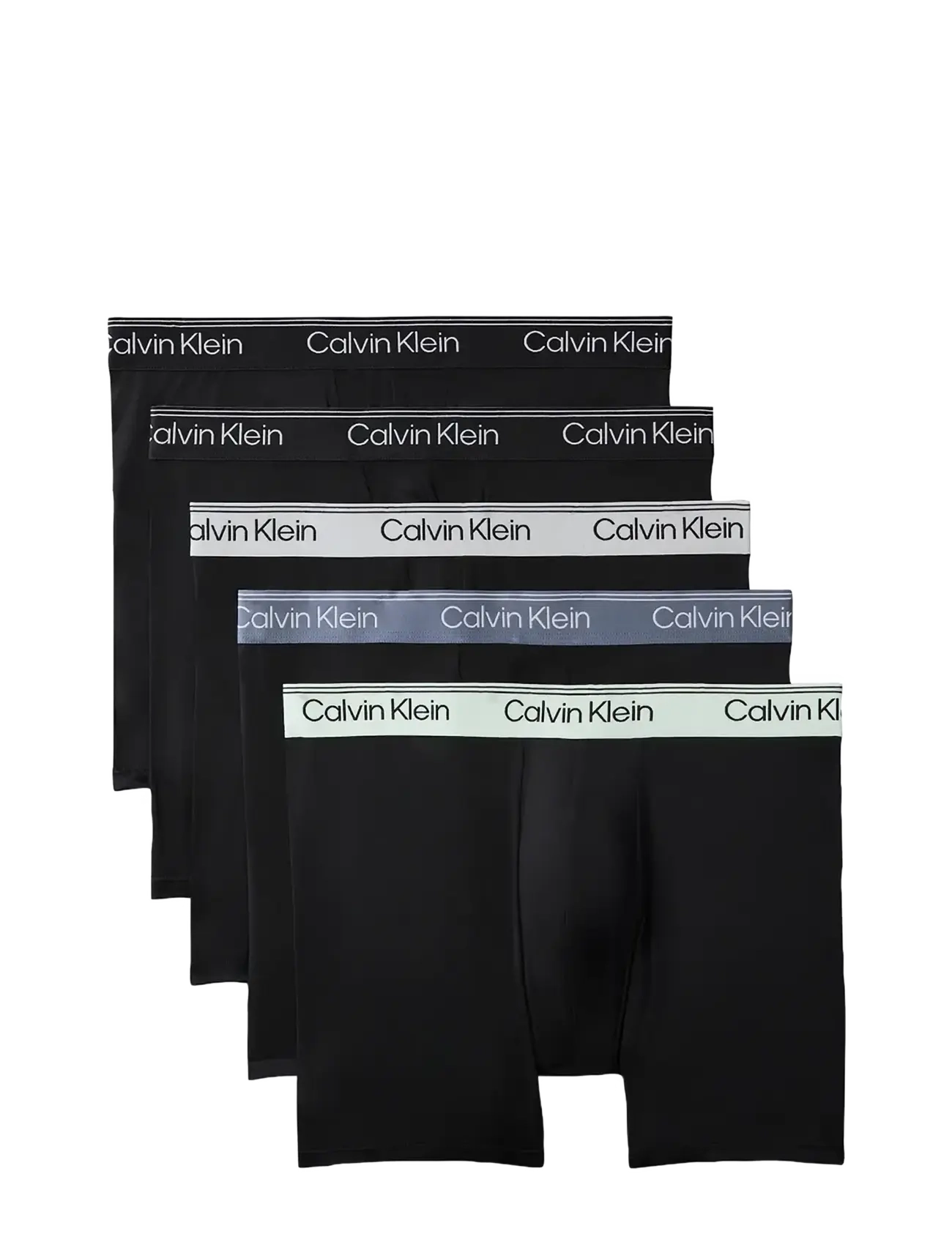 Calvin Klein - BOXER BRIEF 5PK - black black bodies w  harbor mist c - 1