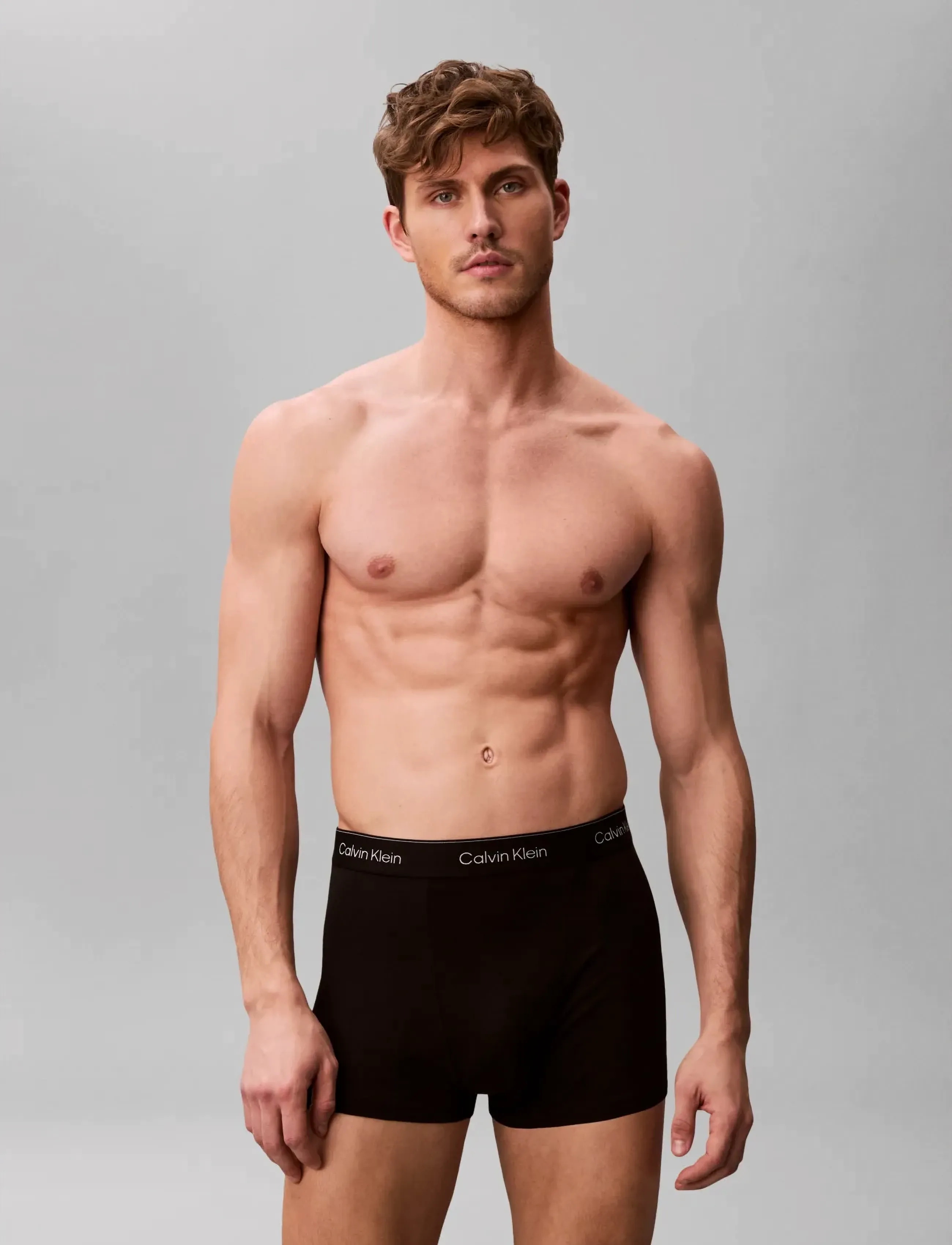 Calvin Klein RELAXED FIT TRUNK 5PK - Underbukser - BLACK WB  BLUE DESCENT WB  GREEN BL / black