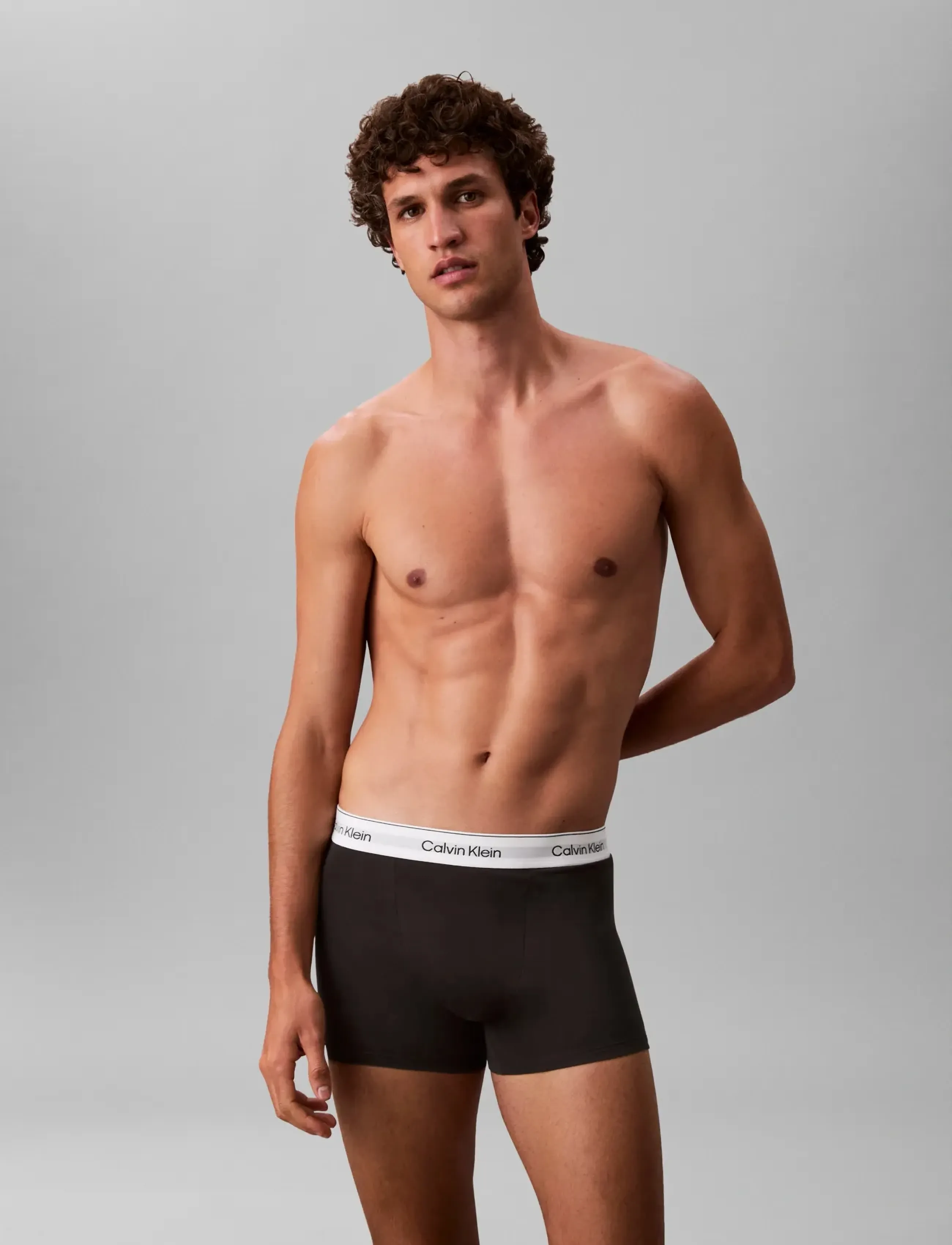 Calvin Klein RELAXED FIT TRUNK 5PK - Underkläder - BLACK BLACK BLACK BLACK BLACK / black
