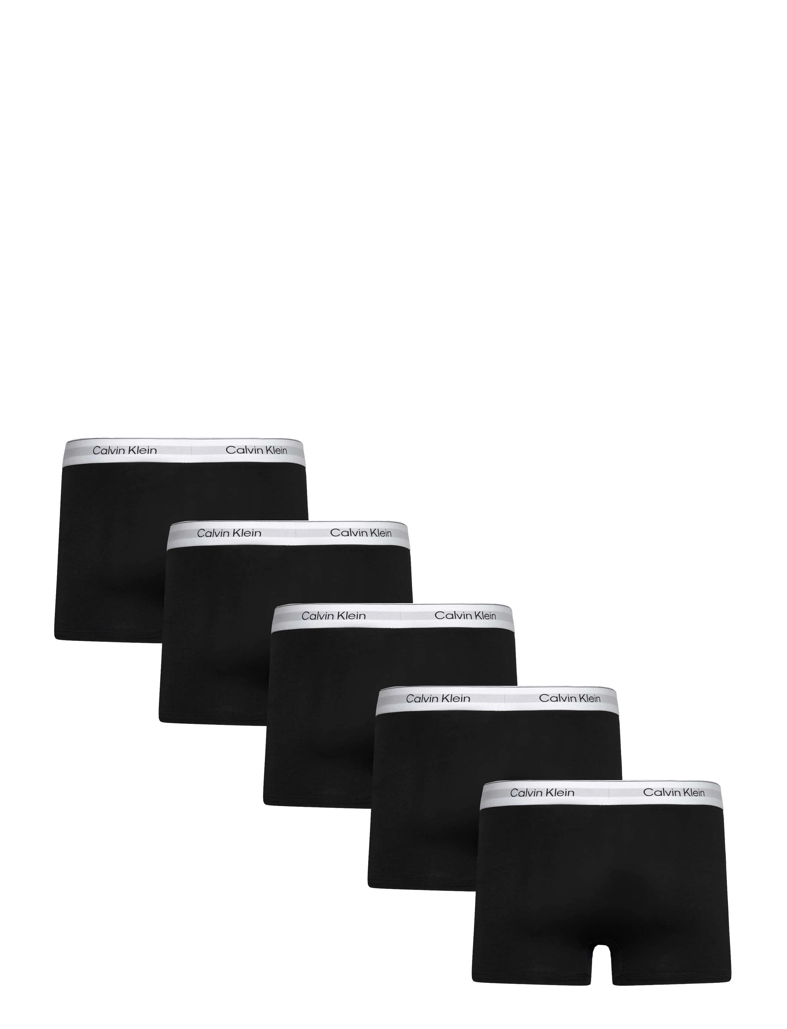 Calvin Klein - RELAXED FIT TRUNK 5PK - trunks - black black black black black - 3