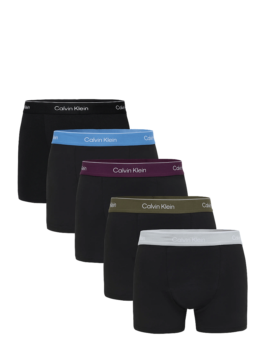 Calvin Klein - RELAXED FIT TRUNK 5PK - multipakk aluspüksid - black bodies w black harbor mist d - 1
