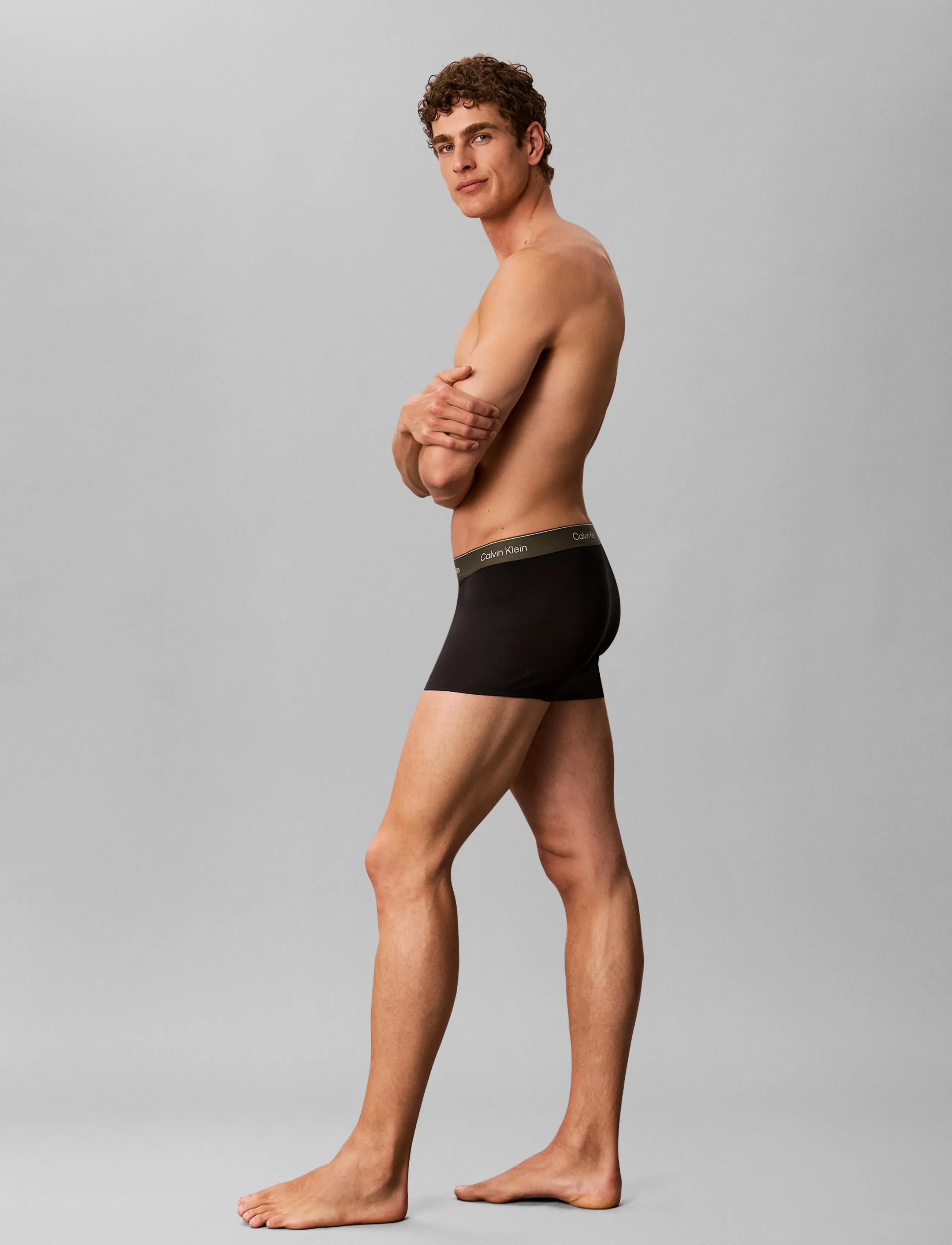 Calvin Klein - RELAXED FIT TRUNK 5PK - multipack underbukser - black bodies w  black harbor mist d - 5