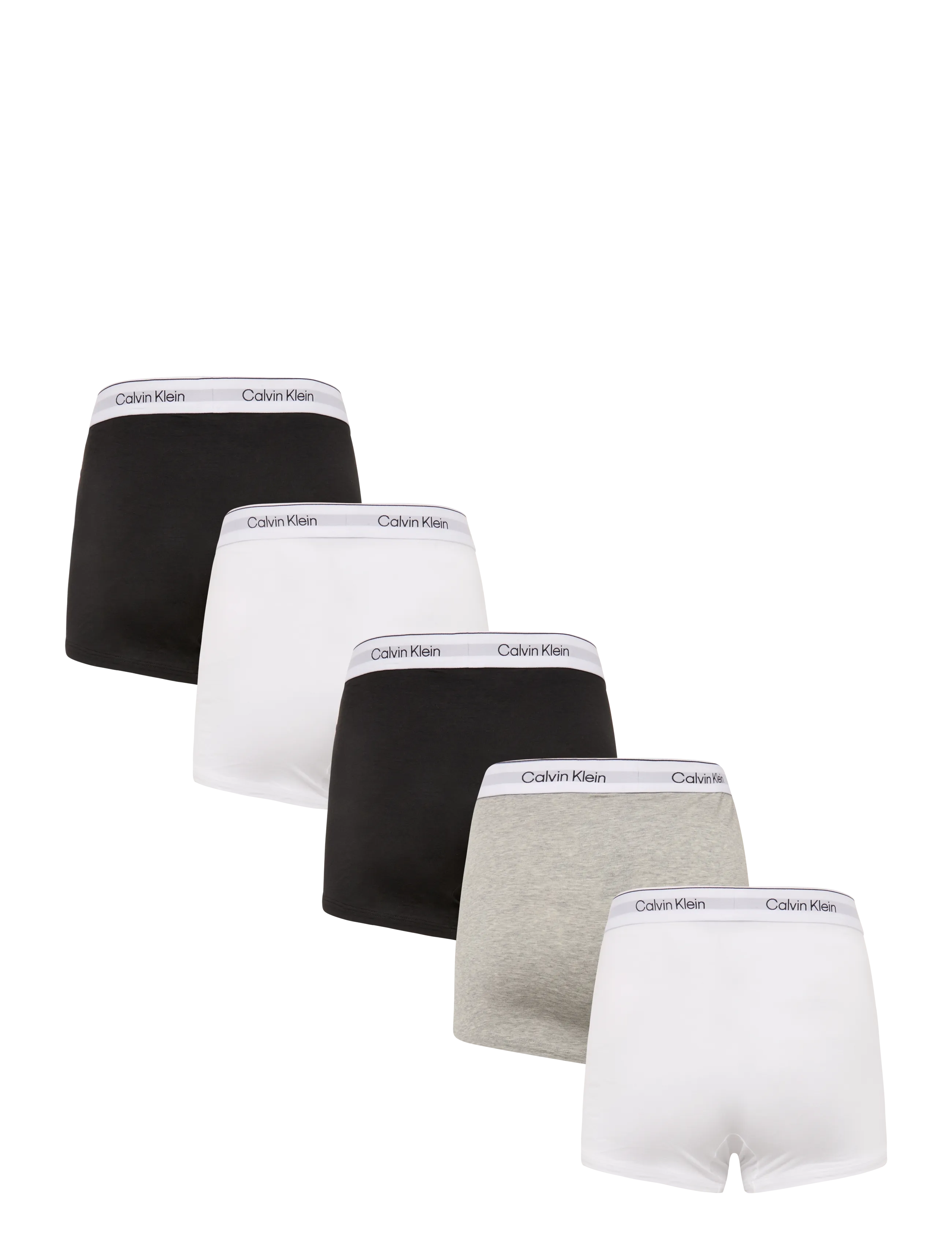 Calvin Klein - RELAXED FIT TRUNK 5PK - multipack underpants - b10 grey heather black classic whit - 1