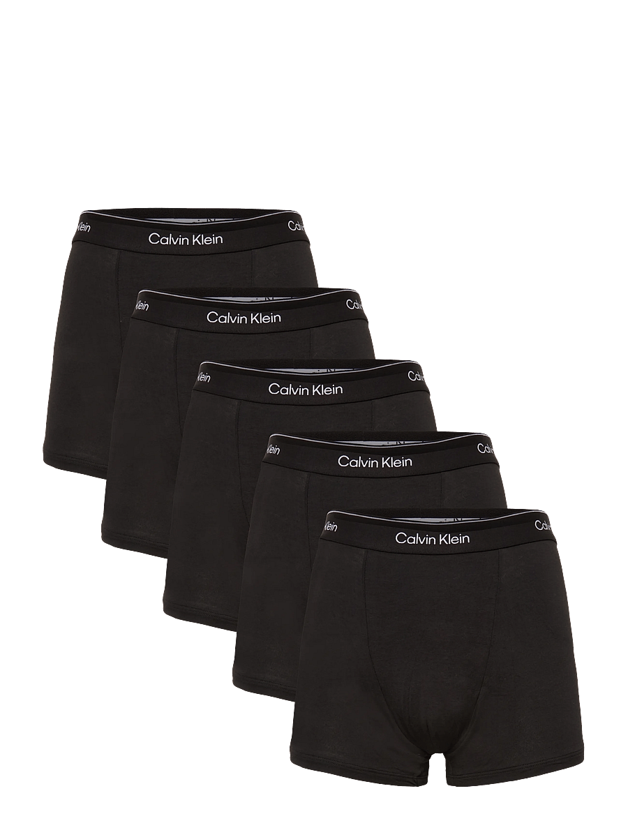 Calvin Klein - RELAXED FIT TRUNK 5PK - multipack underpants - black w dtm wb - 1