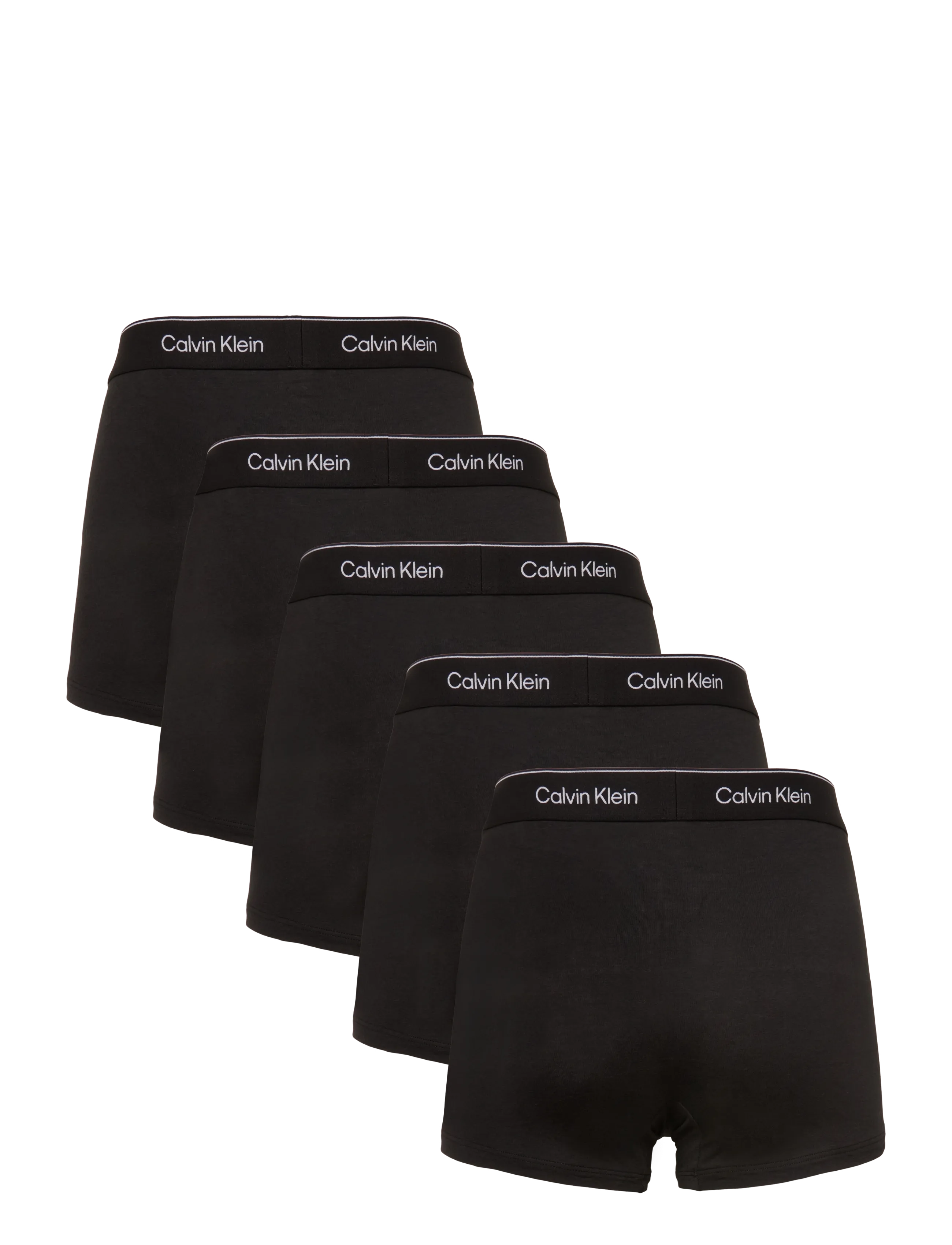 Calvin Klein - RELAXED FIT TRUNK 5PK - multipack underpants - black w dtm wb - 2