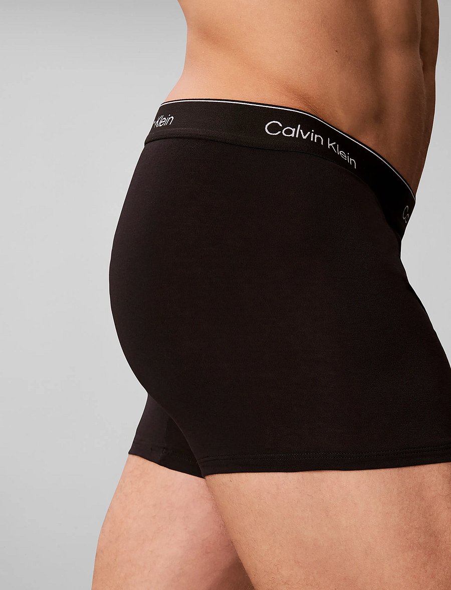 Calvin Klein - RELAXED FIT TRUNK 5PK - multipack underpants - black w dtm wb - 3