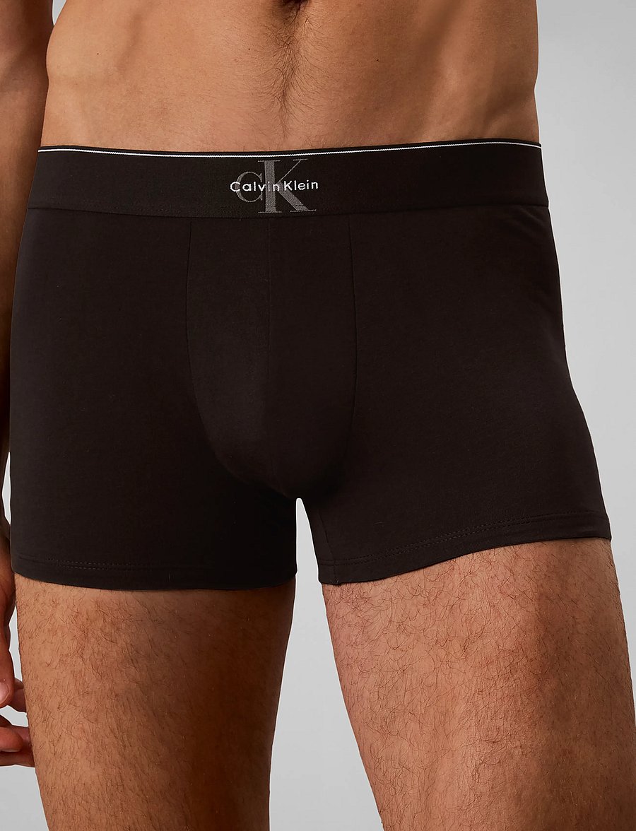 Calvin Klein - TRUNK 3PK - multipakk aluspüksid - black bodies w granite gray poseid - 3
