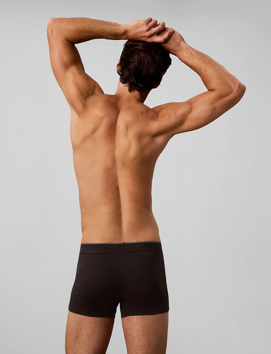 Calvin Klein - TRUNK 3PK - multipakk aluspüksid - black bodies w granite gray poseid - 4