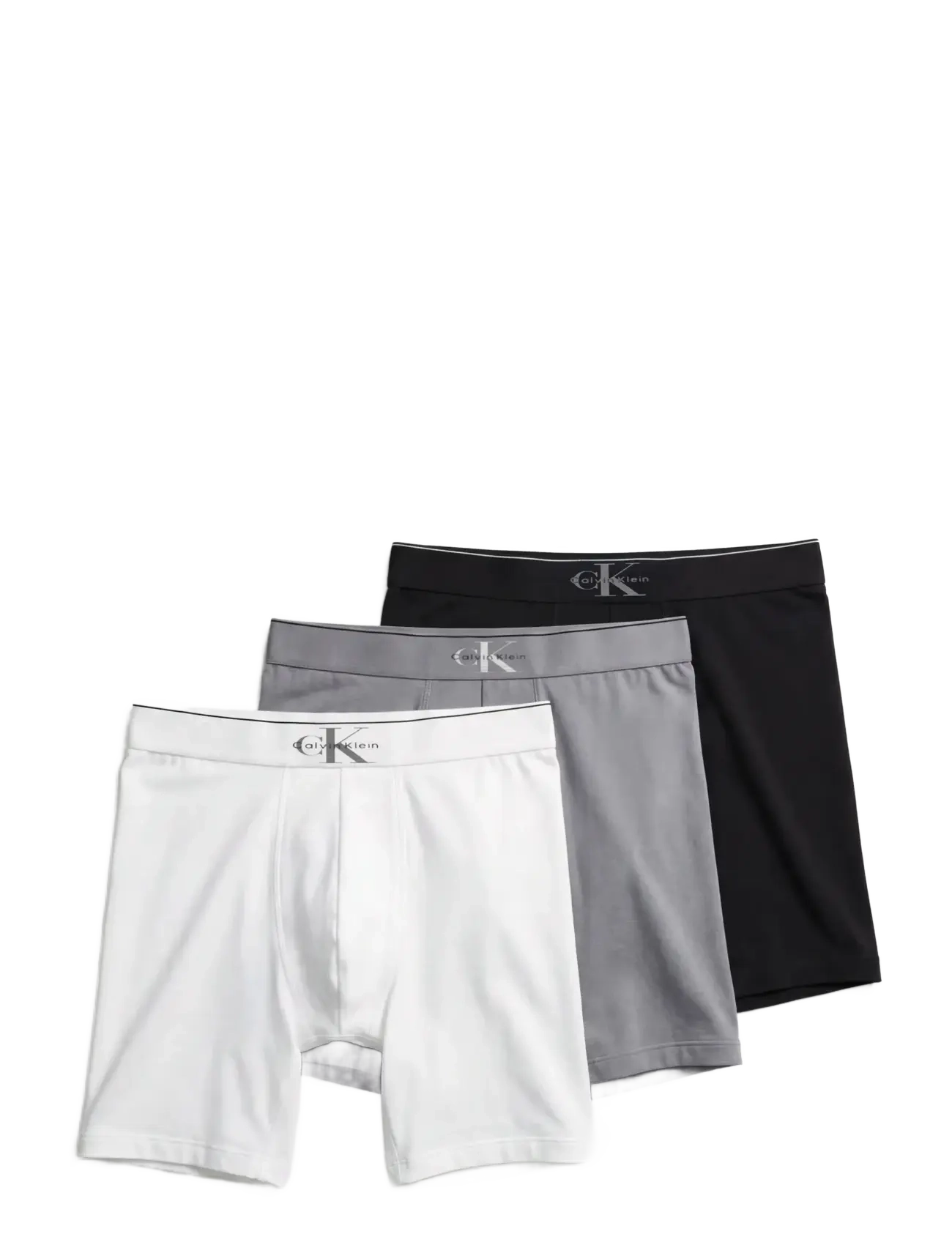 Calvin Klein BOXER BRIEF 3PK - Winter deals - BLACK MISTY GREY WHITE / multi