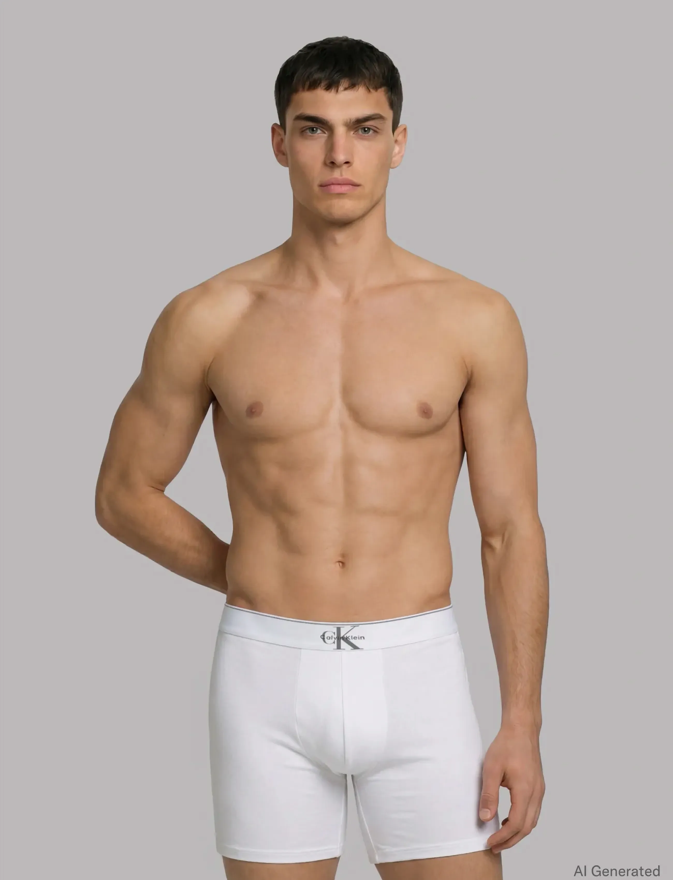 Calvin Klein BOXER BRIEF 3PK - Underwear - BLACK MISTY GREY WHITE / multi