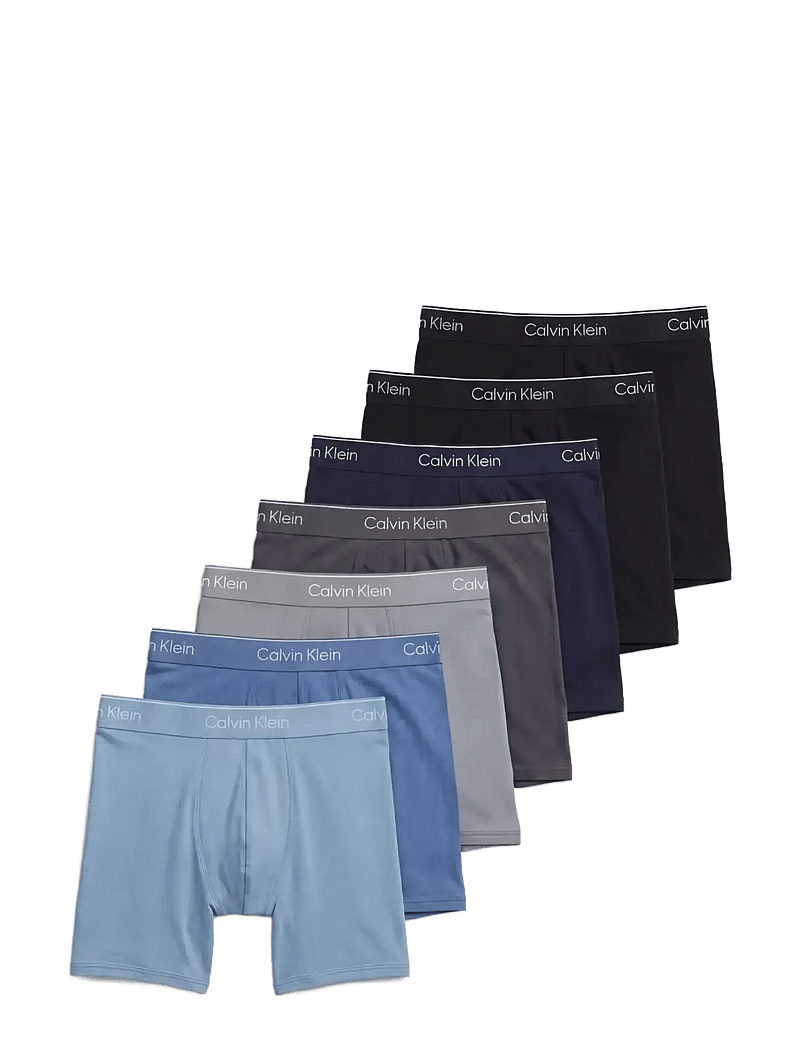 Calvin Klein - BOXER BRIEF 7PK - unterhosen im multipack - black black shoreline turbulence mi - 1