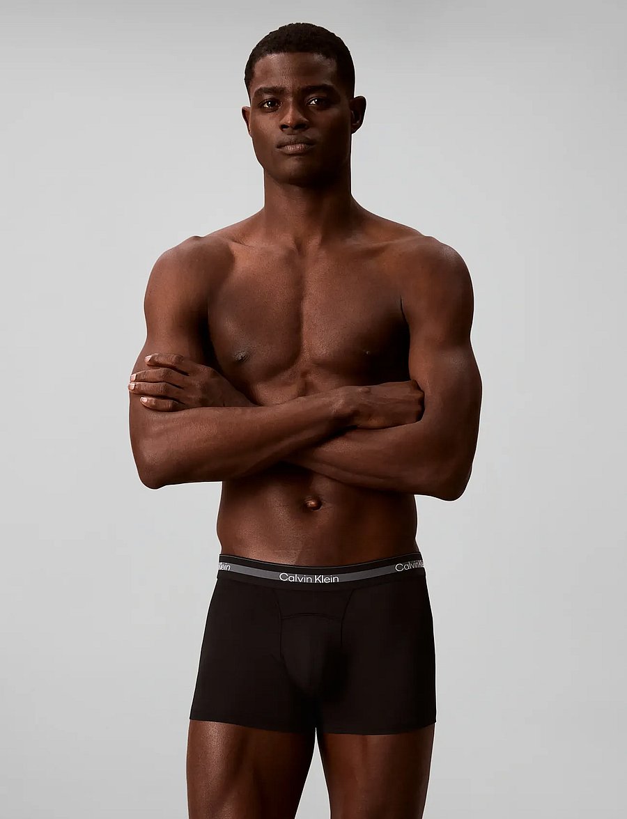 Calvin Klein - TRUNK 3PK - nærbuxur í fjölpakka - black black black - 0