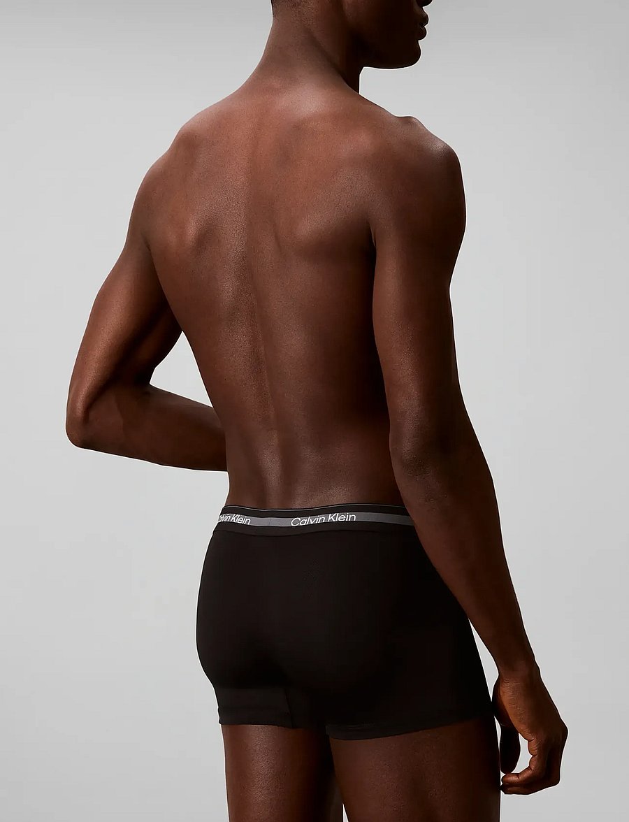 Calvin Klein - TRUNK 3PK - nærbuxur í fjölpakka - black black black - 3