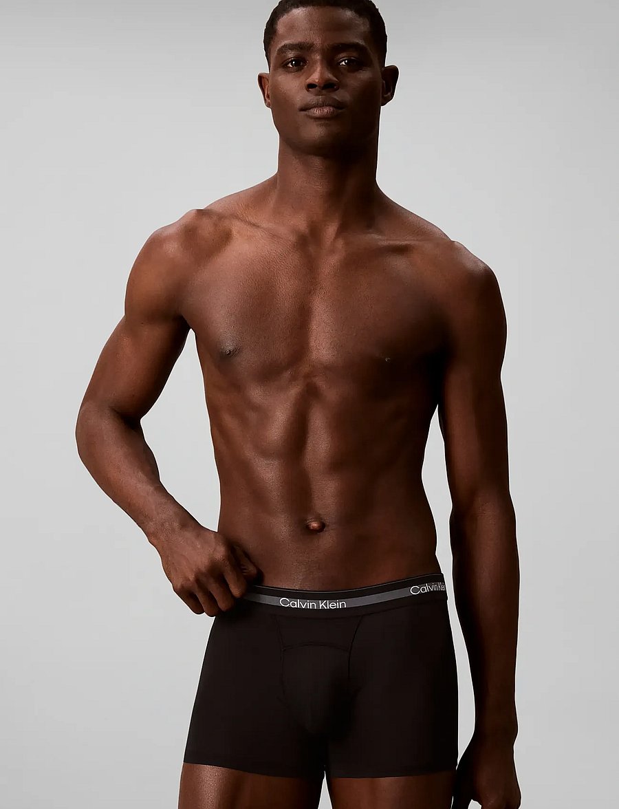 Calvin Klein - TRUNK 3PK - nærbuxur í fjölpakka - black black black - 4