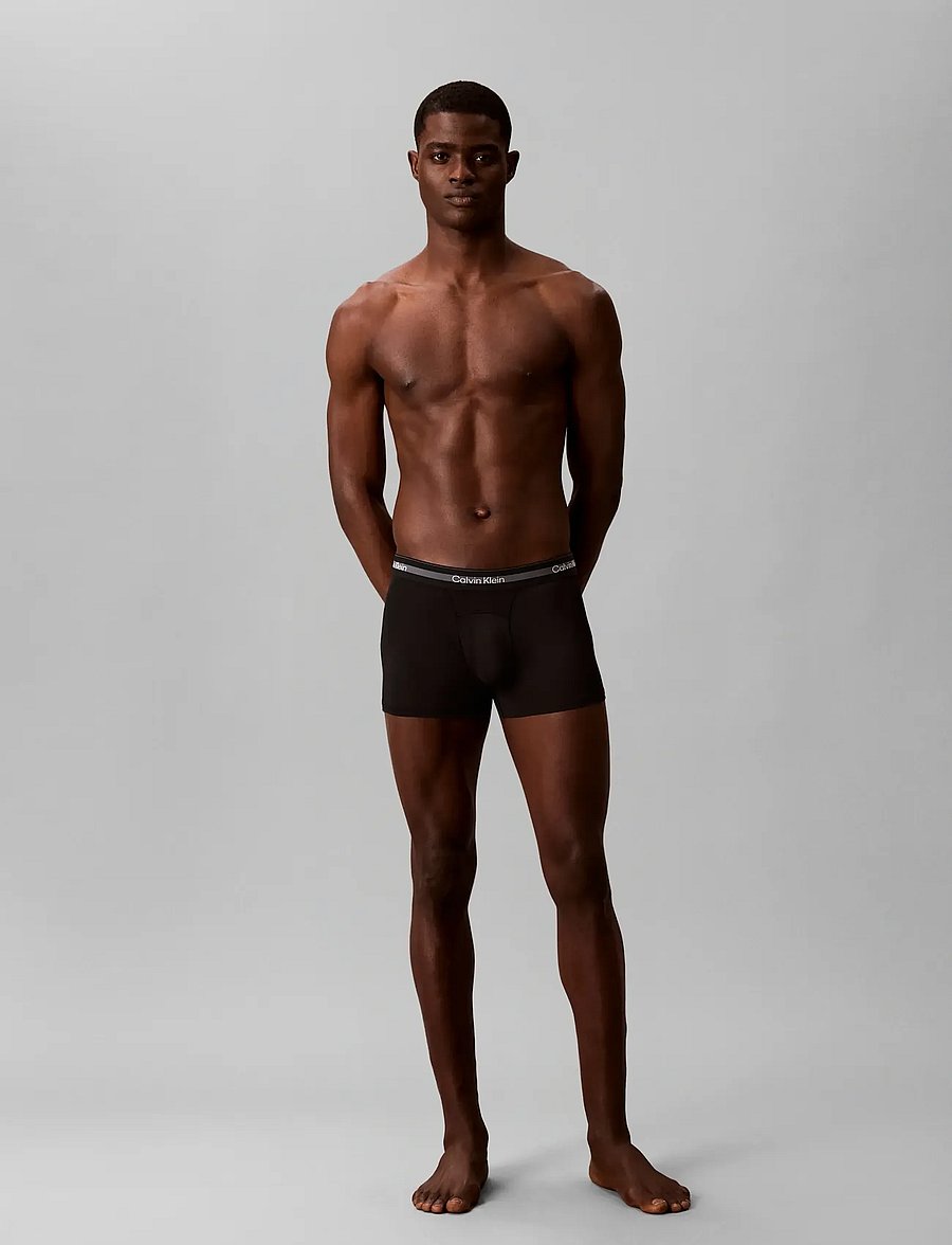 Calvin Klein - TRUNK 3PK - nærbuxur í fjölpakka - black black black - 5