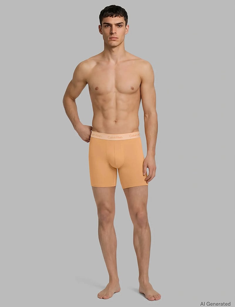 Calvin Klein - BOXER BRIEF 5PK - alushousut monipakkauksessa - mardi gras green relay orange golde - 2